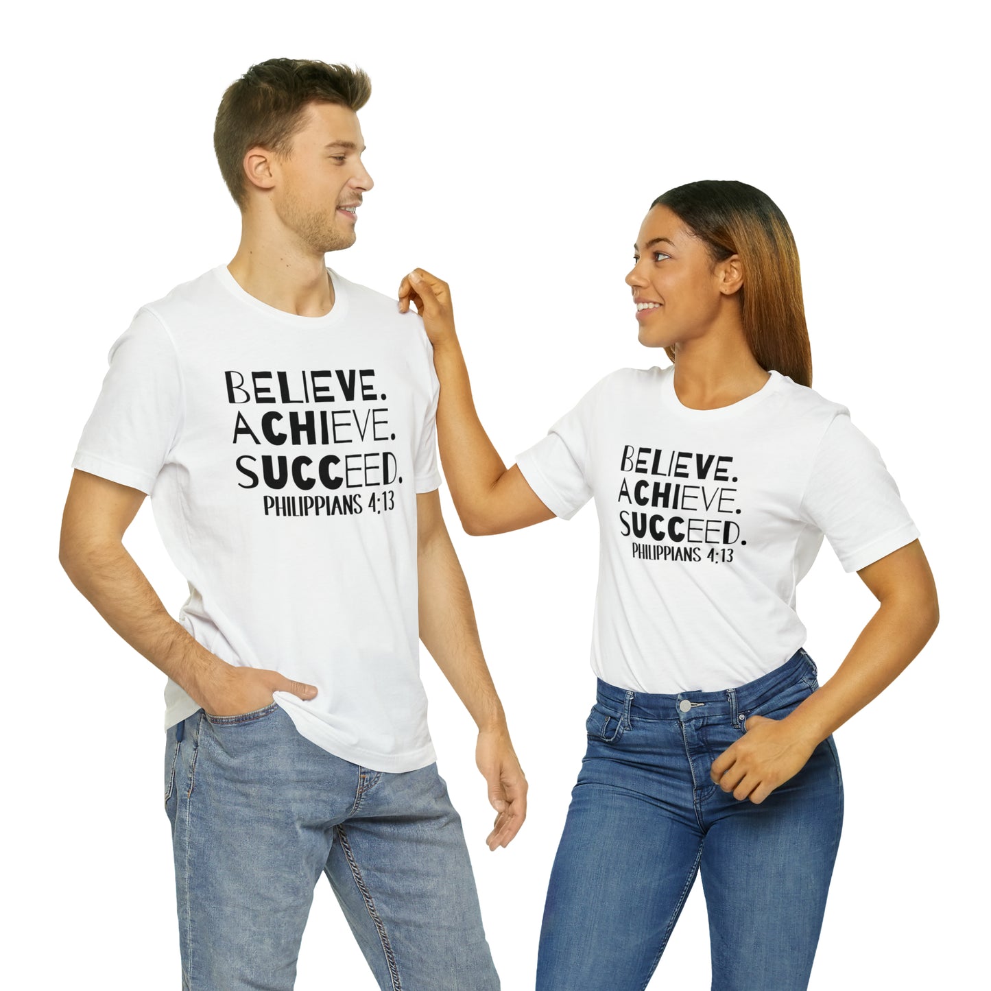 B-A-S Philippians 4:13 Short Sleeve Tee