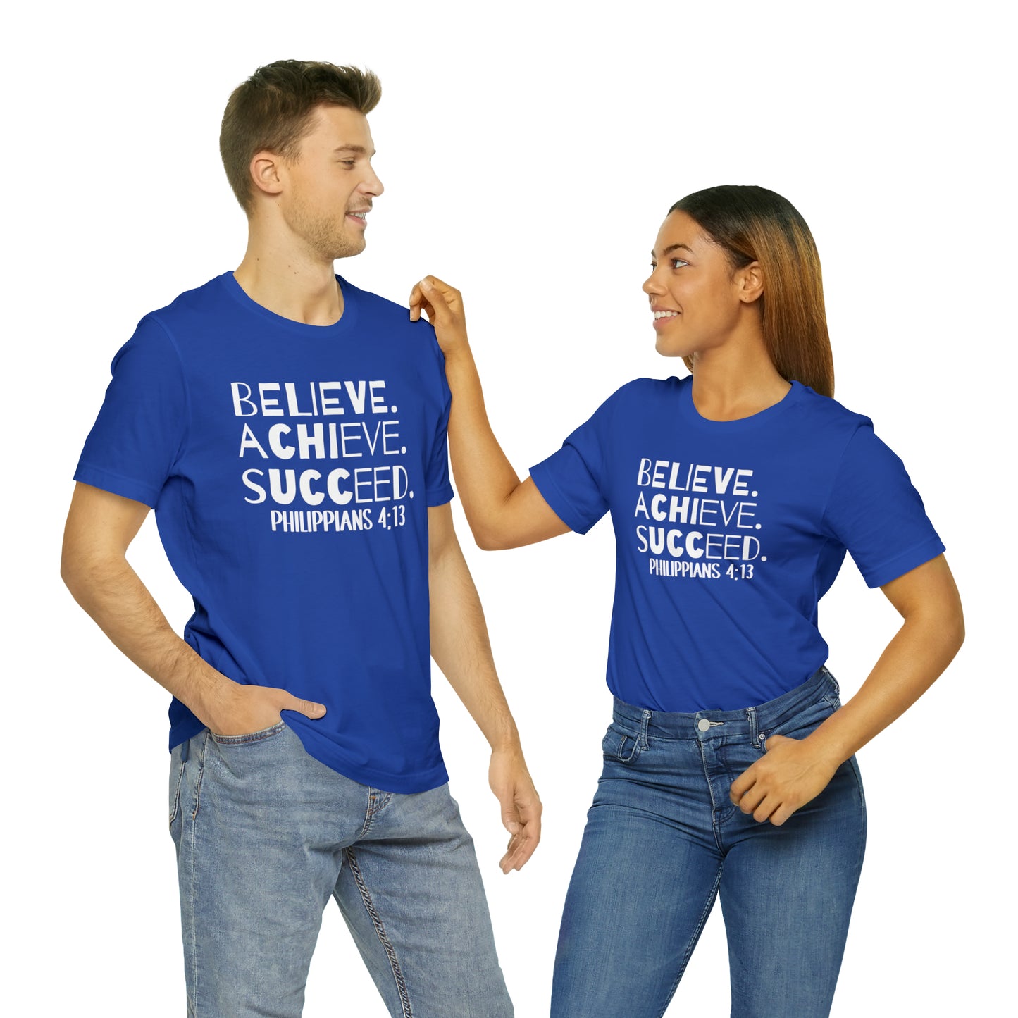 B-A-S Philippians 4:13 Short Sleeve Tee