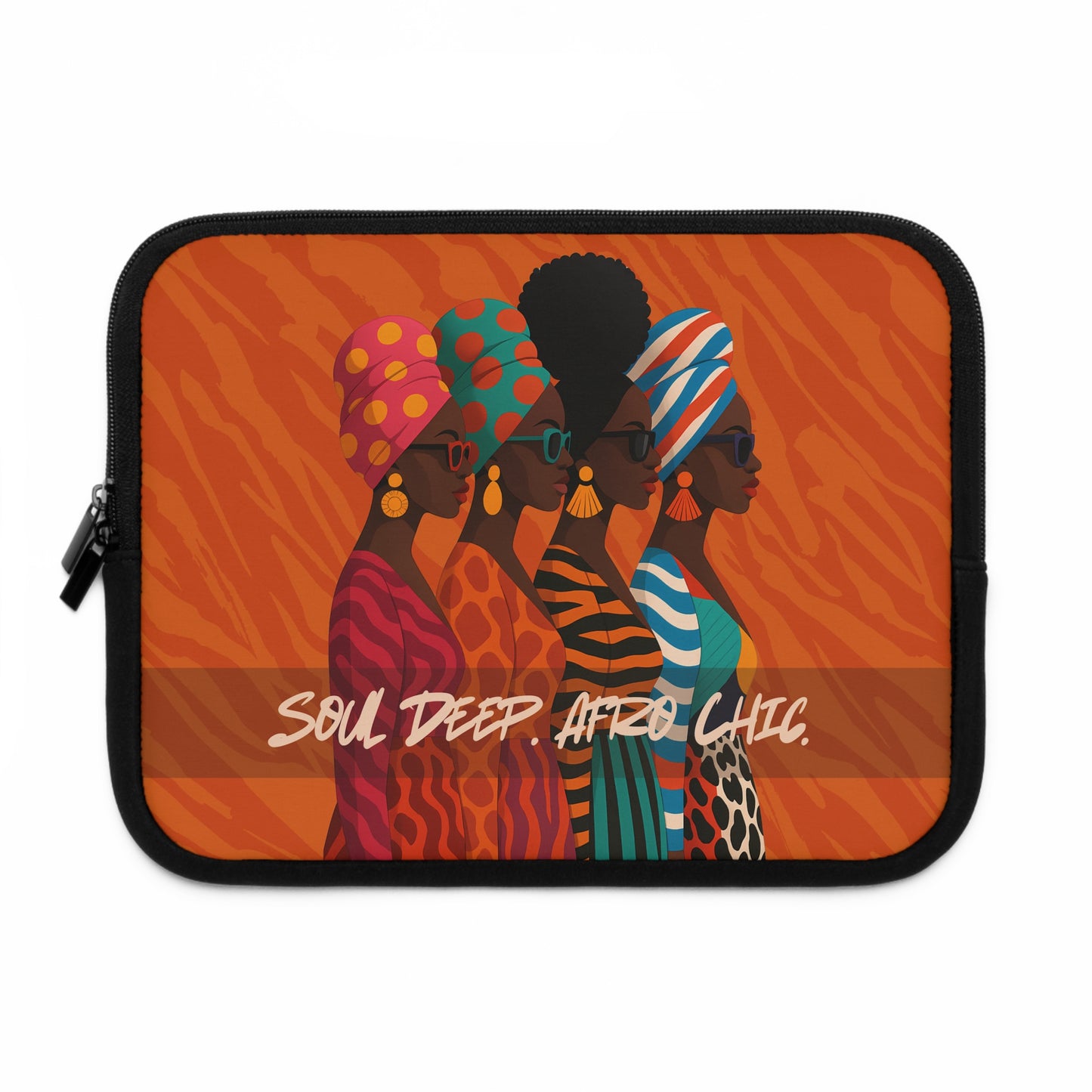 Soul Deep Afro Chic Laptop Sleeve - Stylish & Unique Tech Accessory