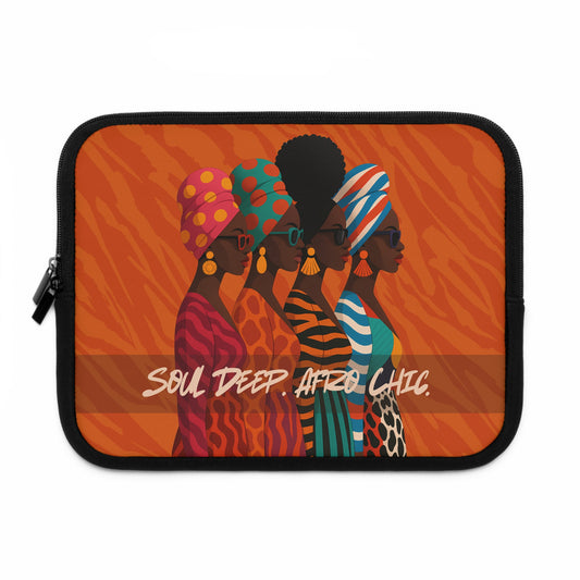 Soul Deep Afro Chic Laptop Sleeve - Stylish & Unique Tech Accessory
