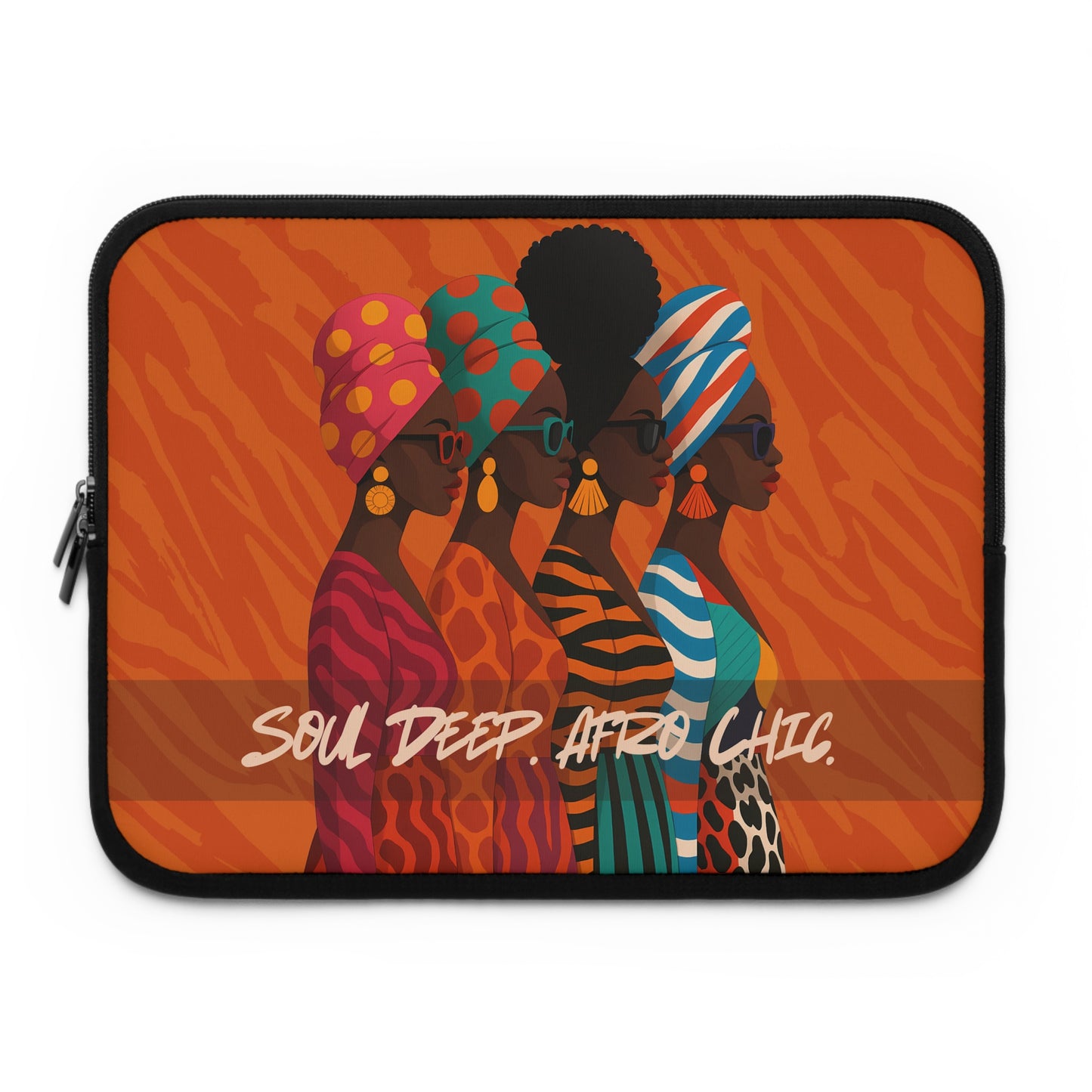 Soul Deep Afro Chic Laptop Sleeve - Stylish & Unique Tech Accessory