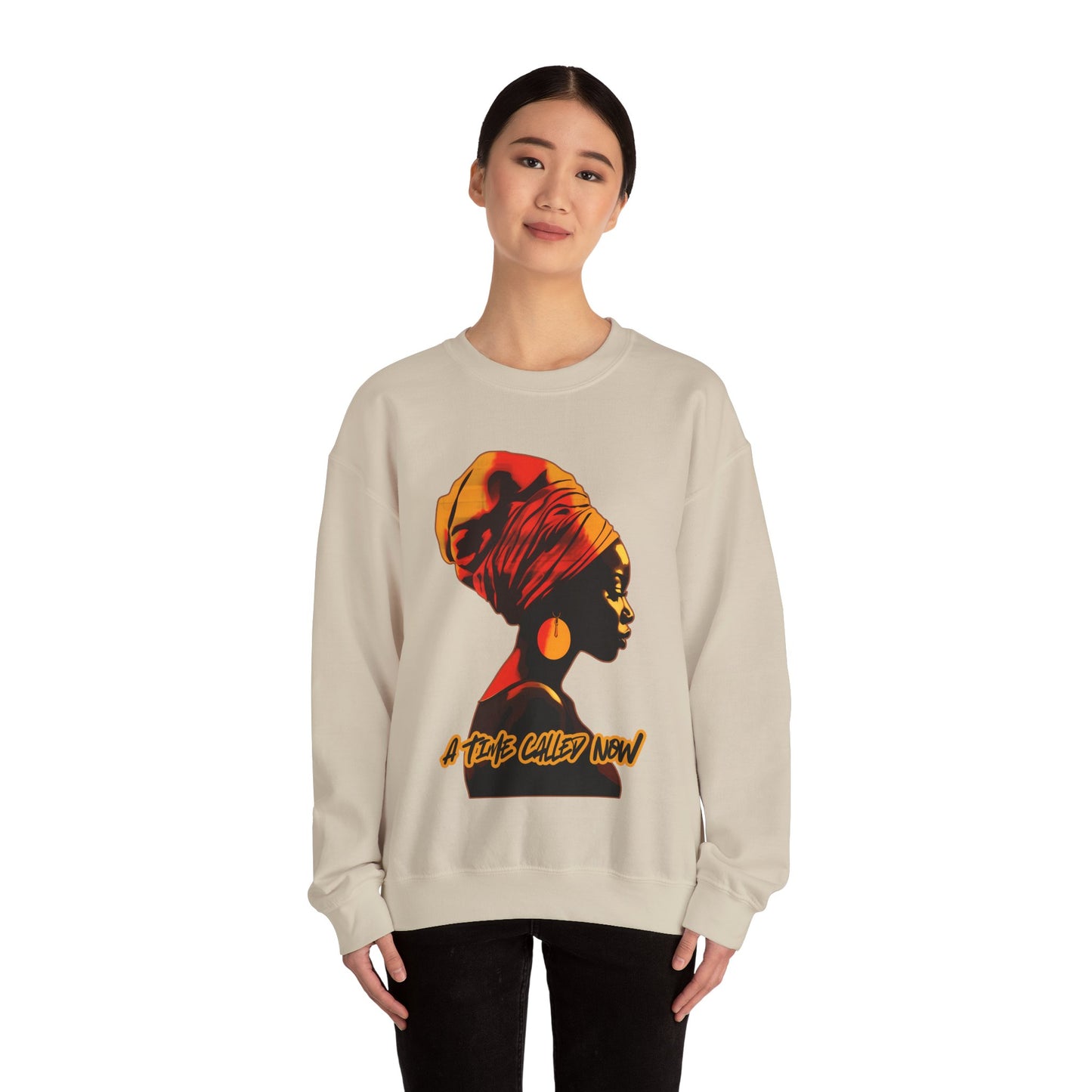 A Time Called Now Crewneck Sweatshirt | Women's Inspirational Fall Winter Fashion