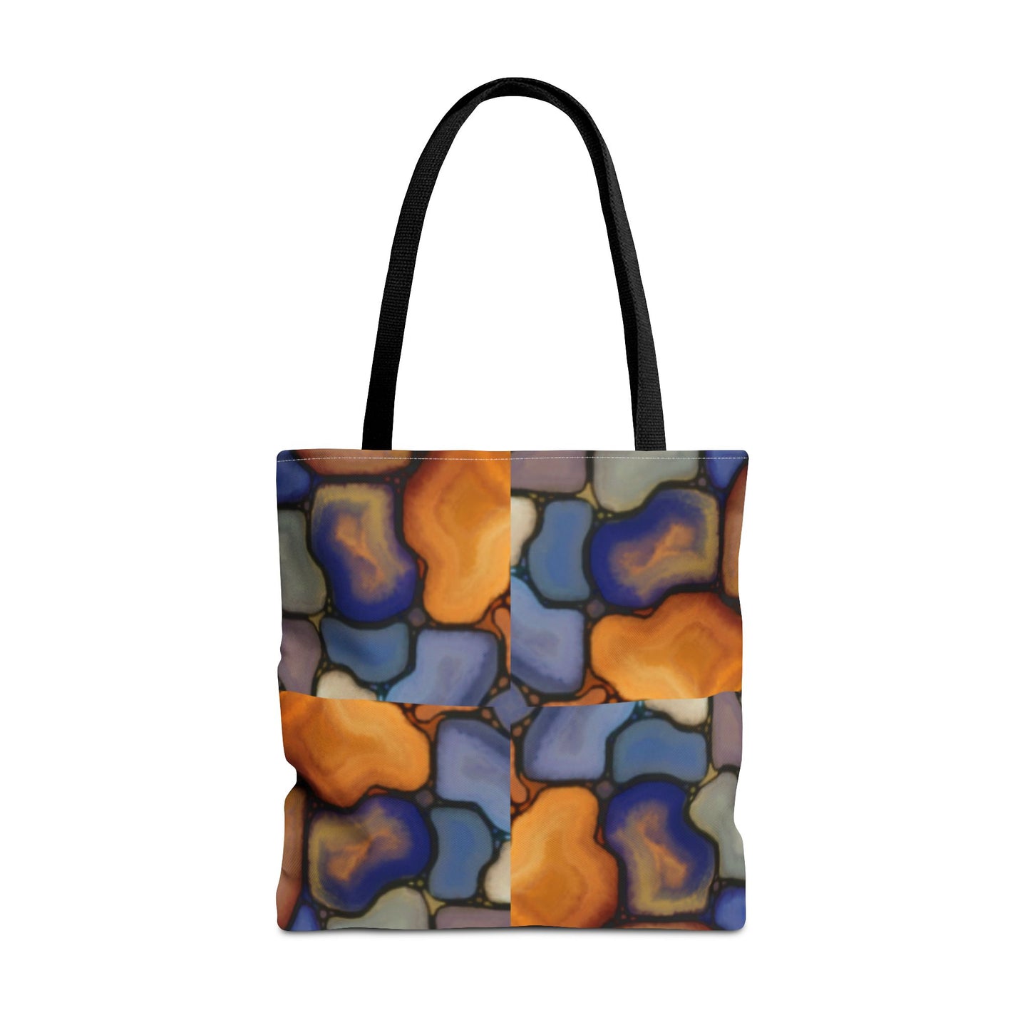 Sunset Stone Mosaic Tote Bag