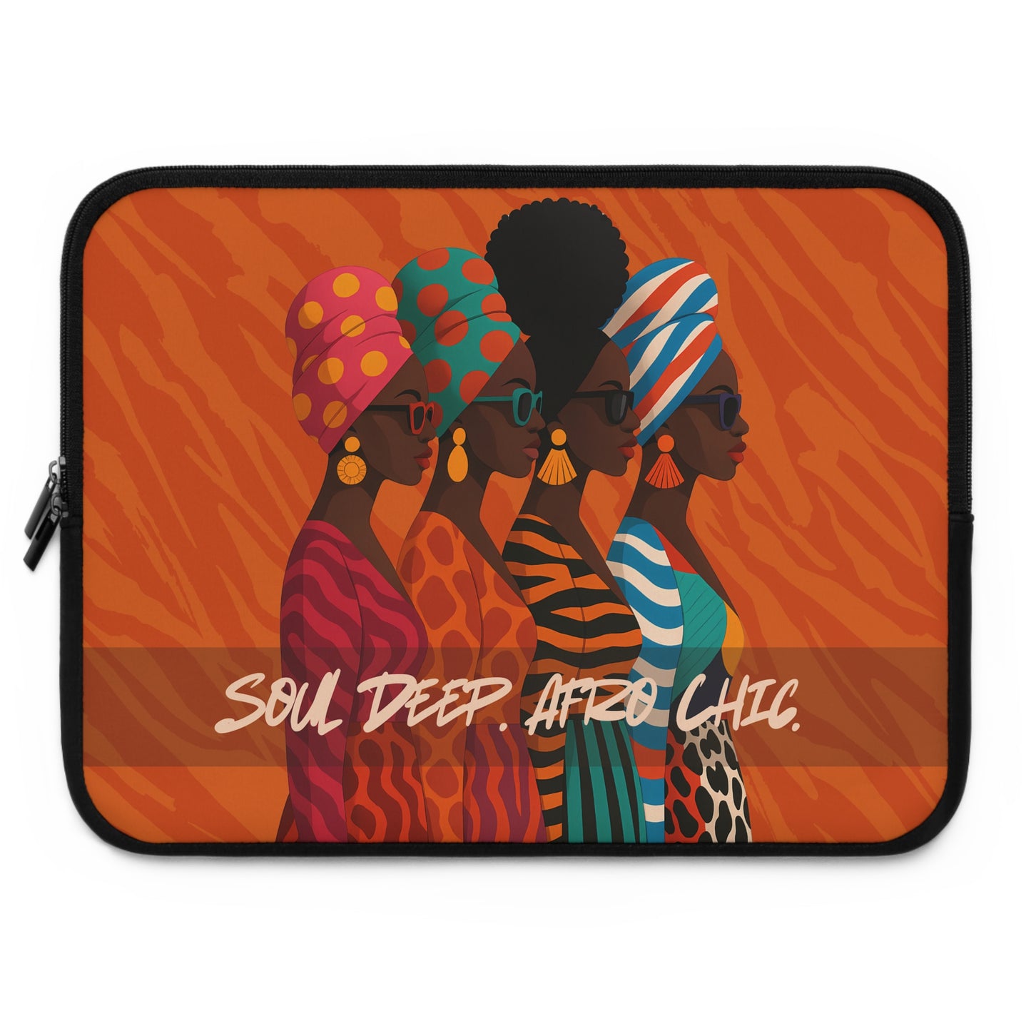 Soul Deep Afro Chic Laptop Sleeve - Stylish & Unique Tech Accessory