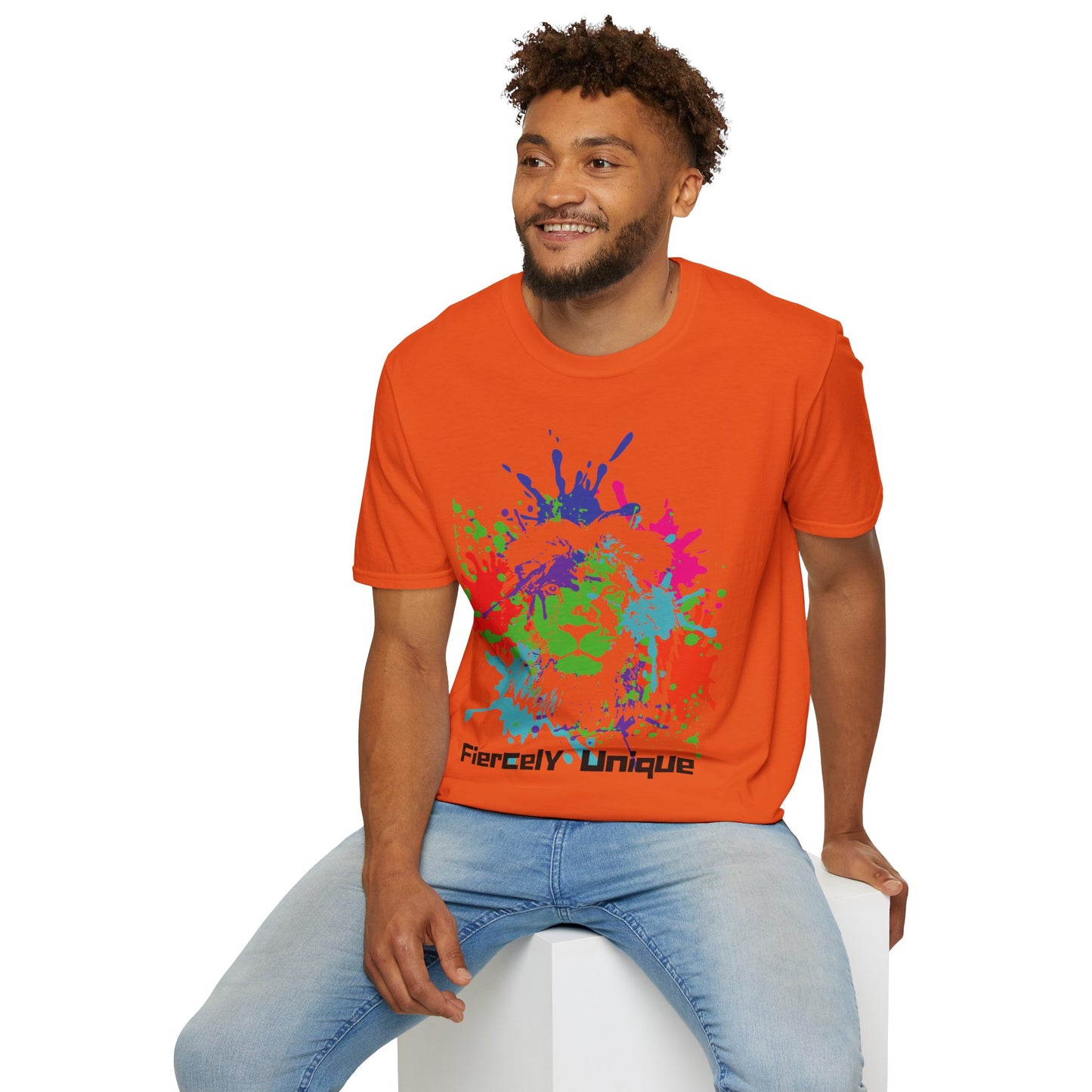 Fiercely Unique Lion T-Shirt - Christian Empowerment