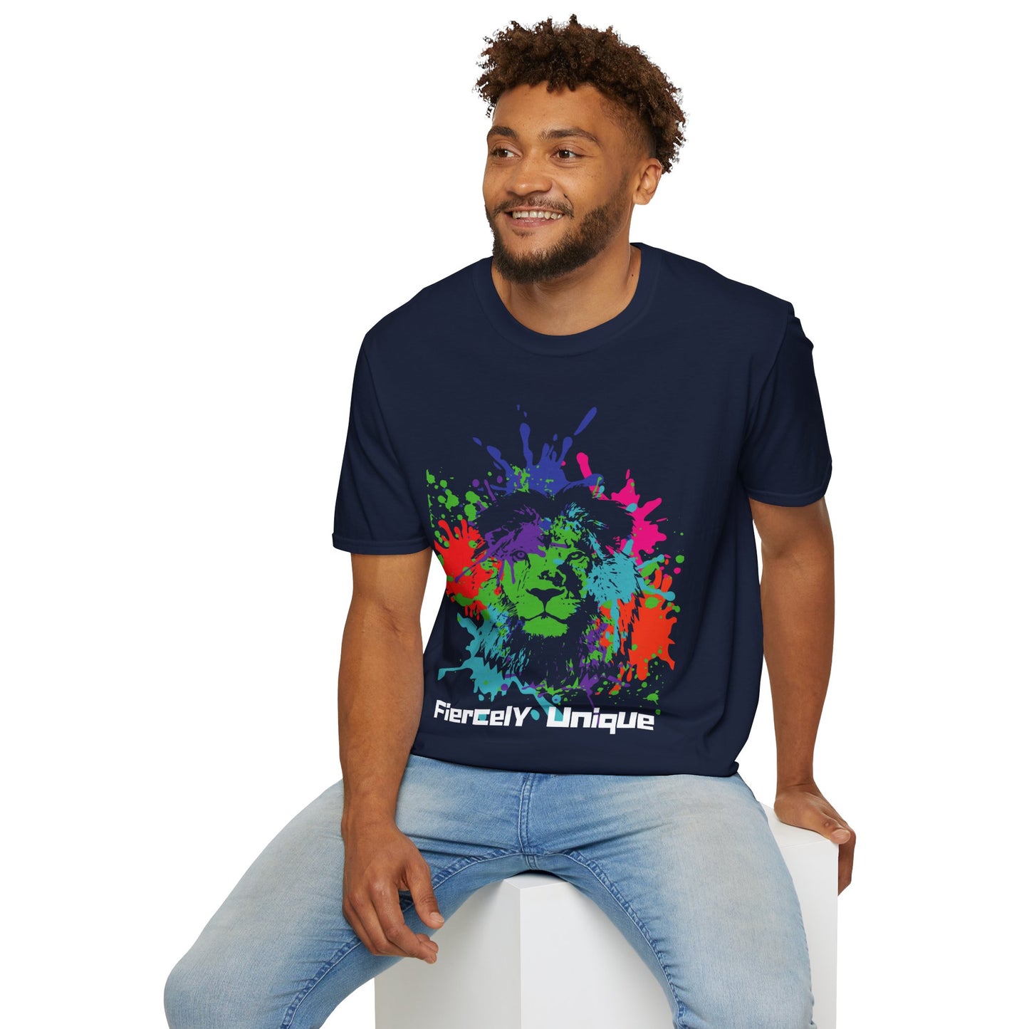 Fiercely Unique Lion T-Shirt - Christian Empowerment