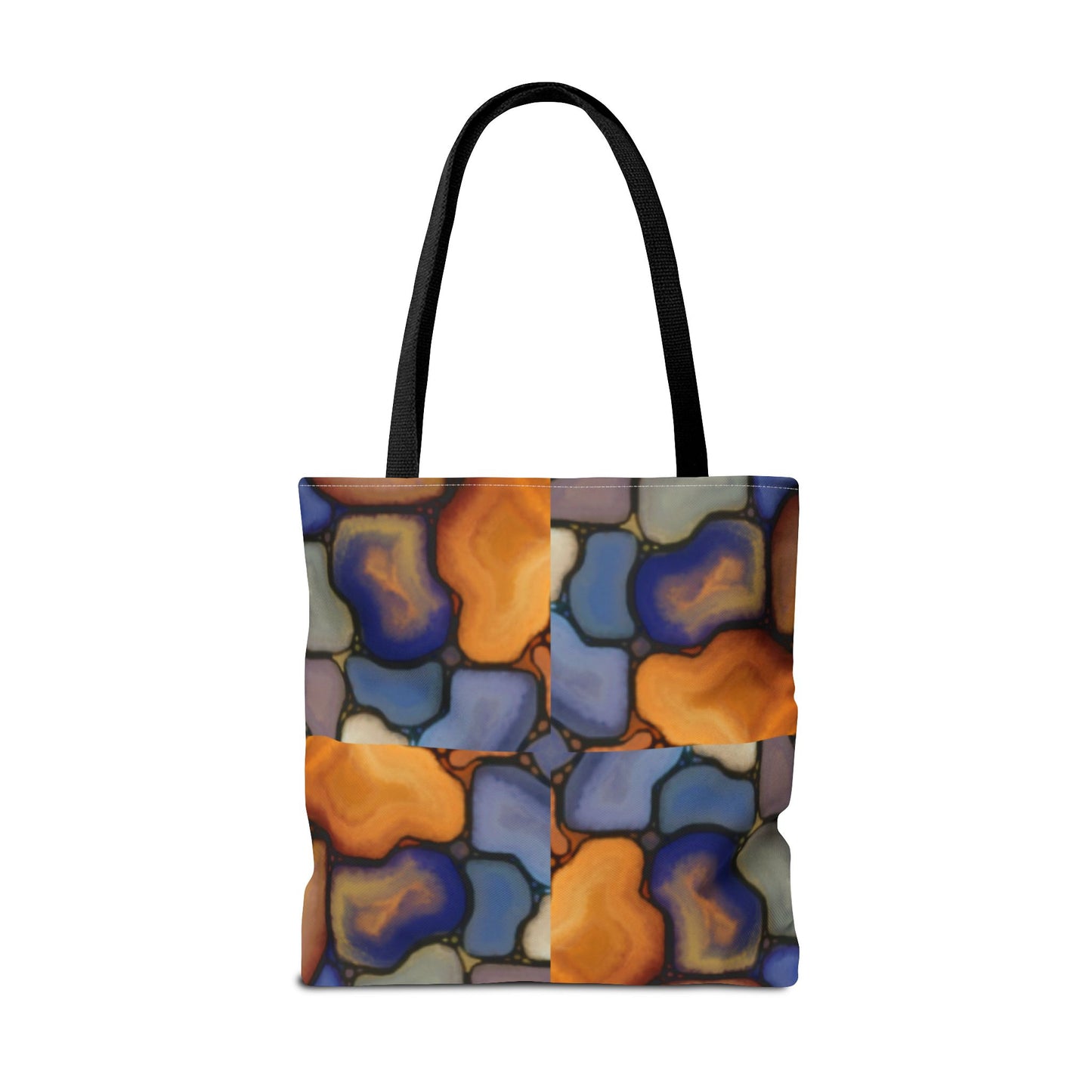 Sunset Stone Mosaic Tote Bag