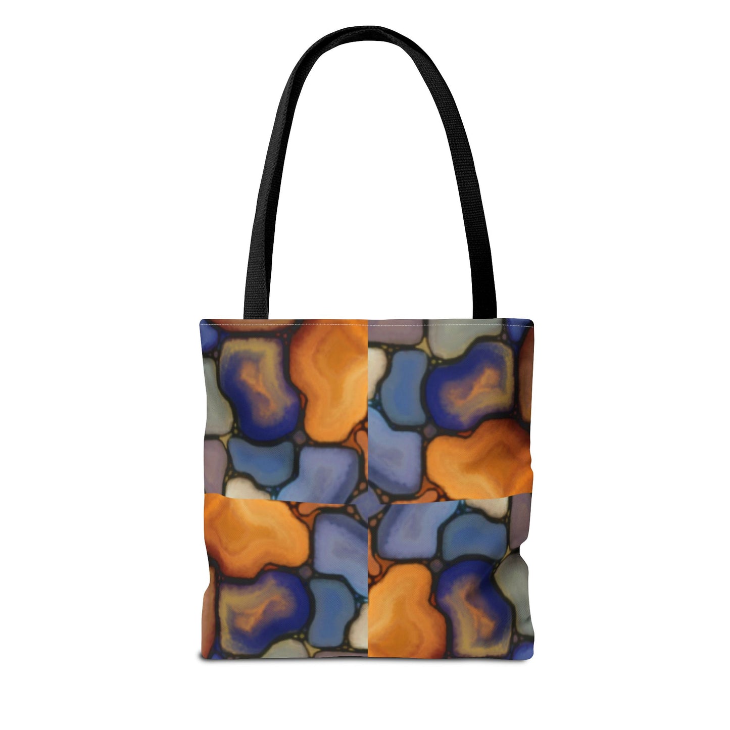 Sunset Stone Mosaic Tote Bag