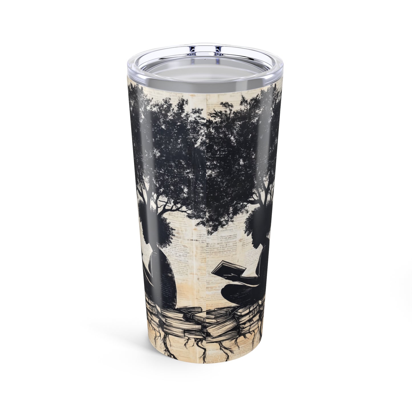 Rooted in Knowledge - Literary Travel Tumbler 20oz -