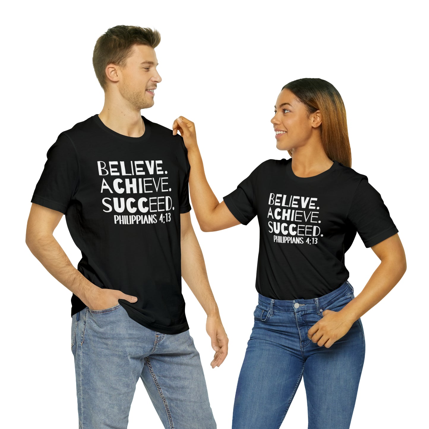B-A-S Philippians 4:13 Short Sleeve Tee