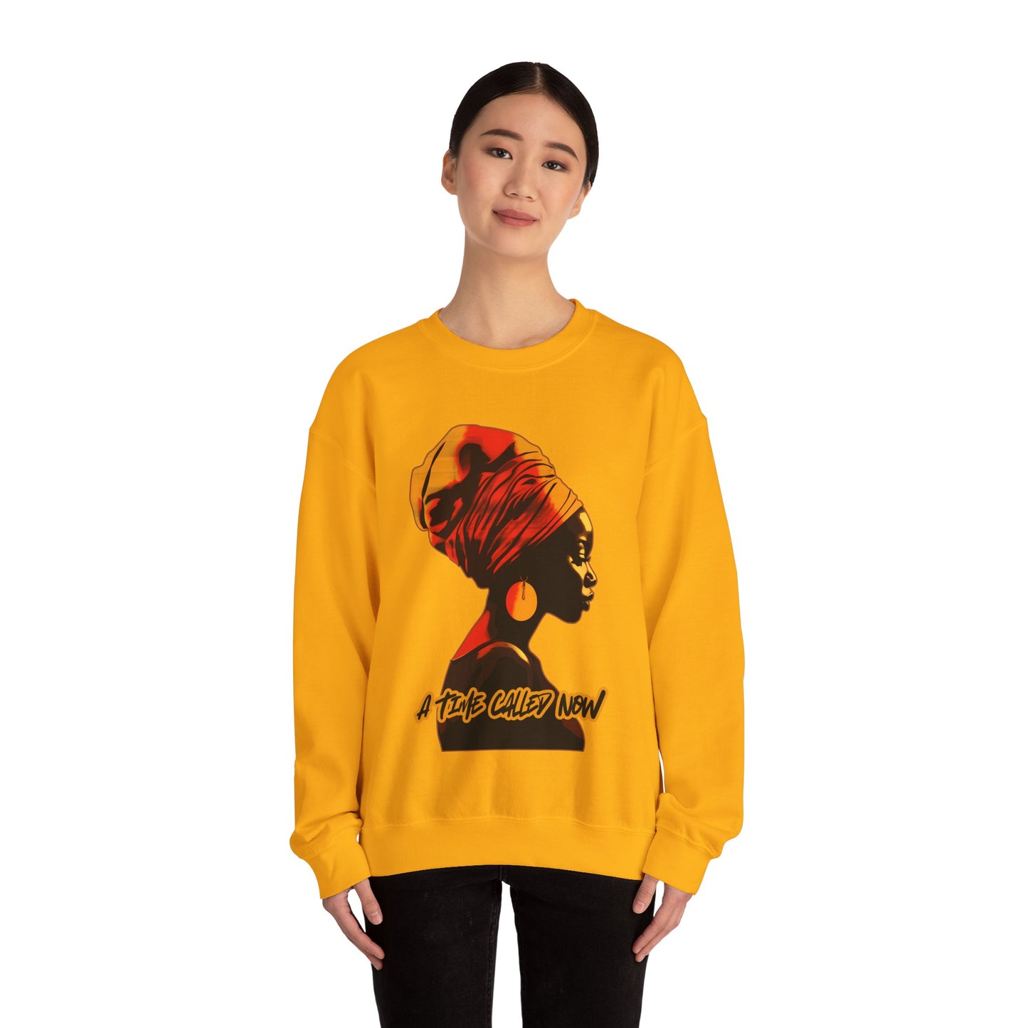 A Time Called Now Crewneck Sweatshirt | Women's Inspirational Fall Winter Fashion