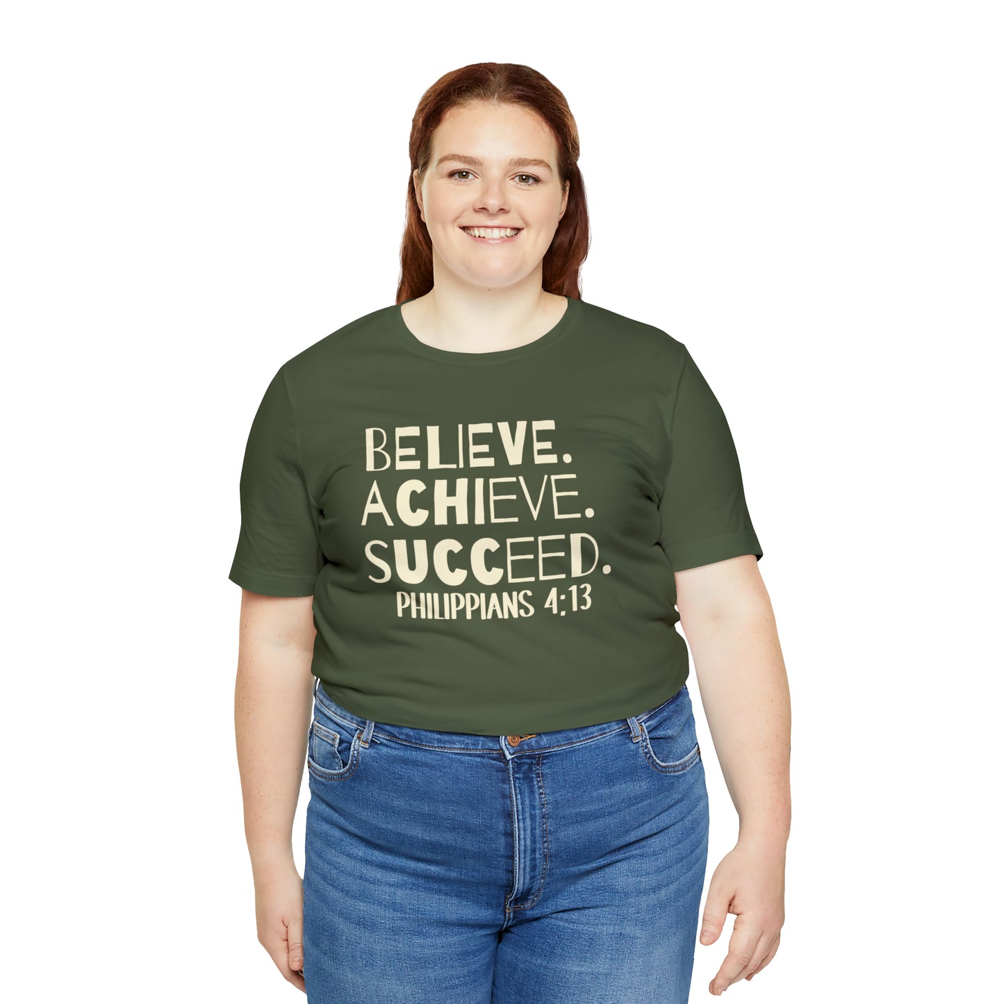 B-A-S Philippians 4:13 Short Sleeve Tee