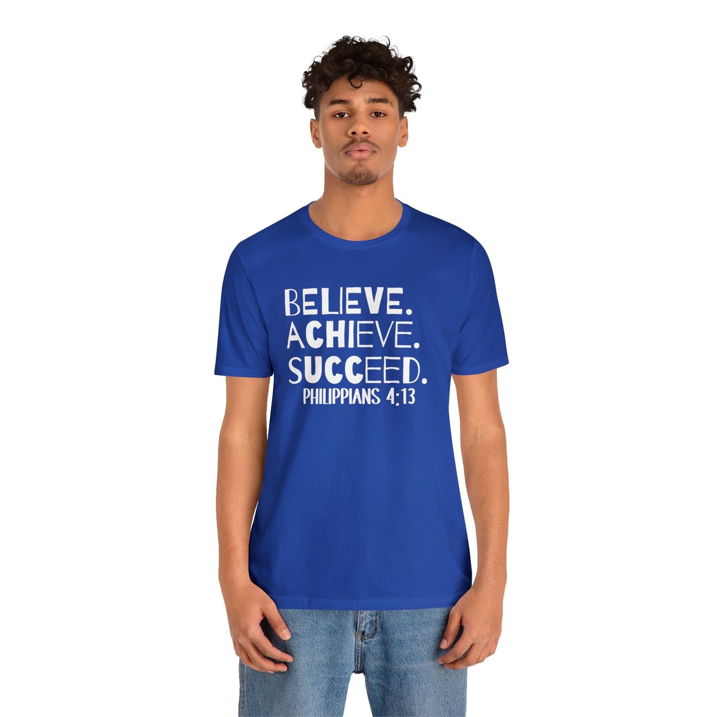 B-A-S Philippians 4:13 Short Sleeve Tee