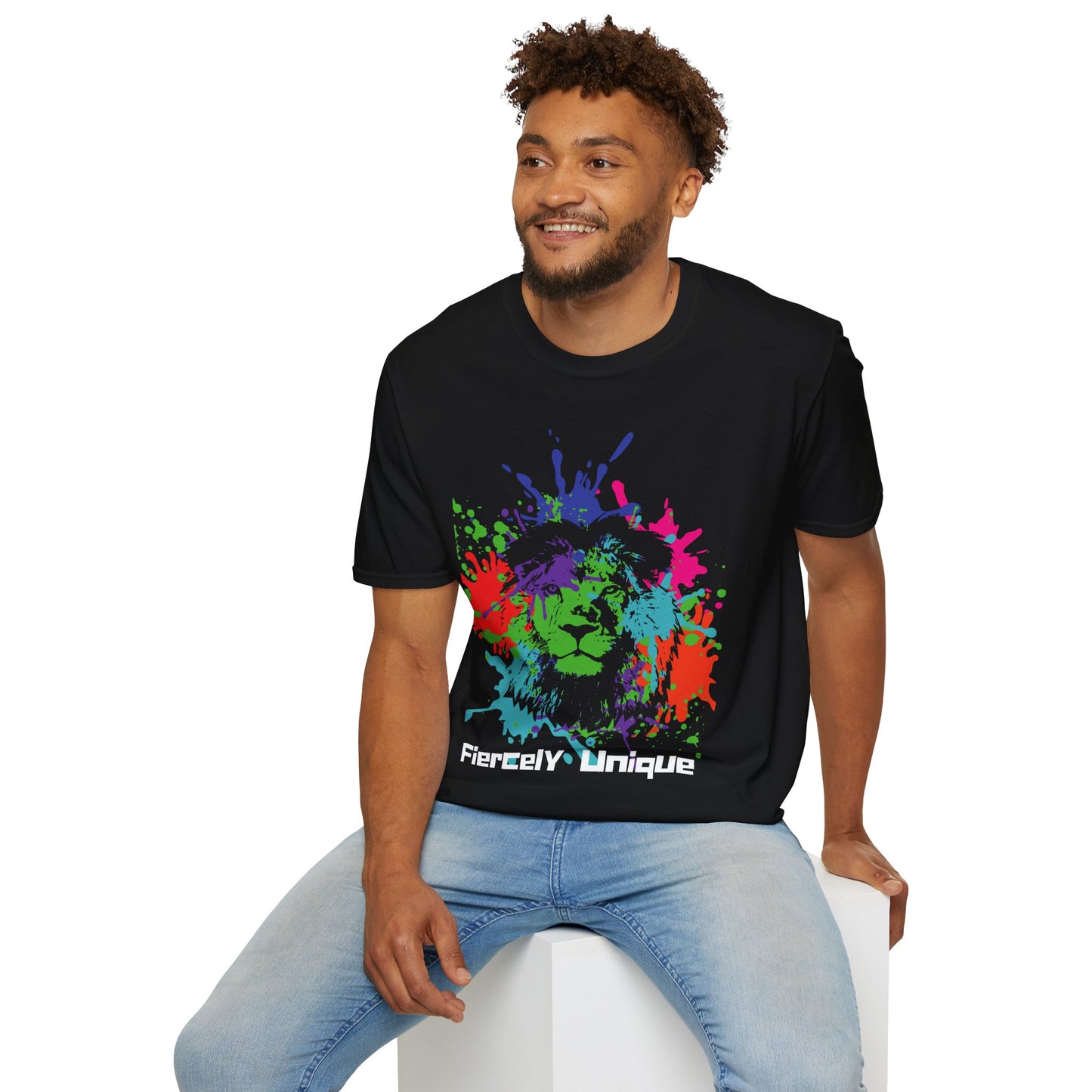 Fiercely Unique Lion T-Shirt - Christian Empowerment