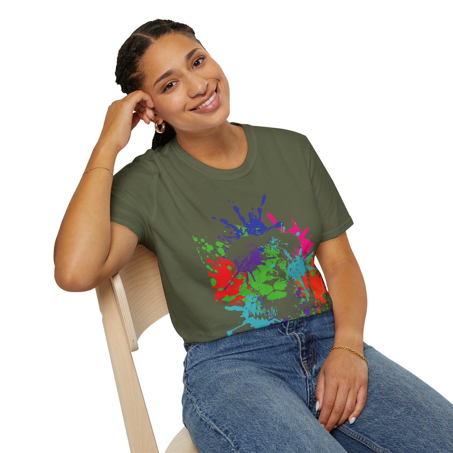 Fiercely Unique Lion T-Shirt - Christian Empowerment