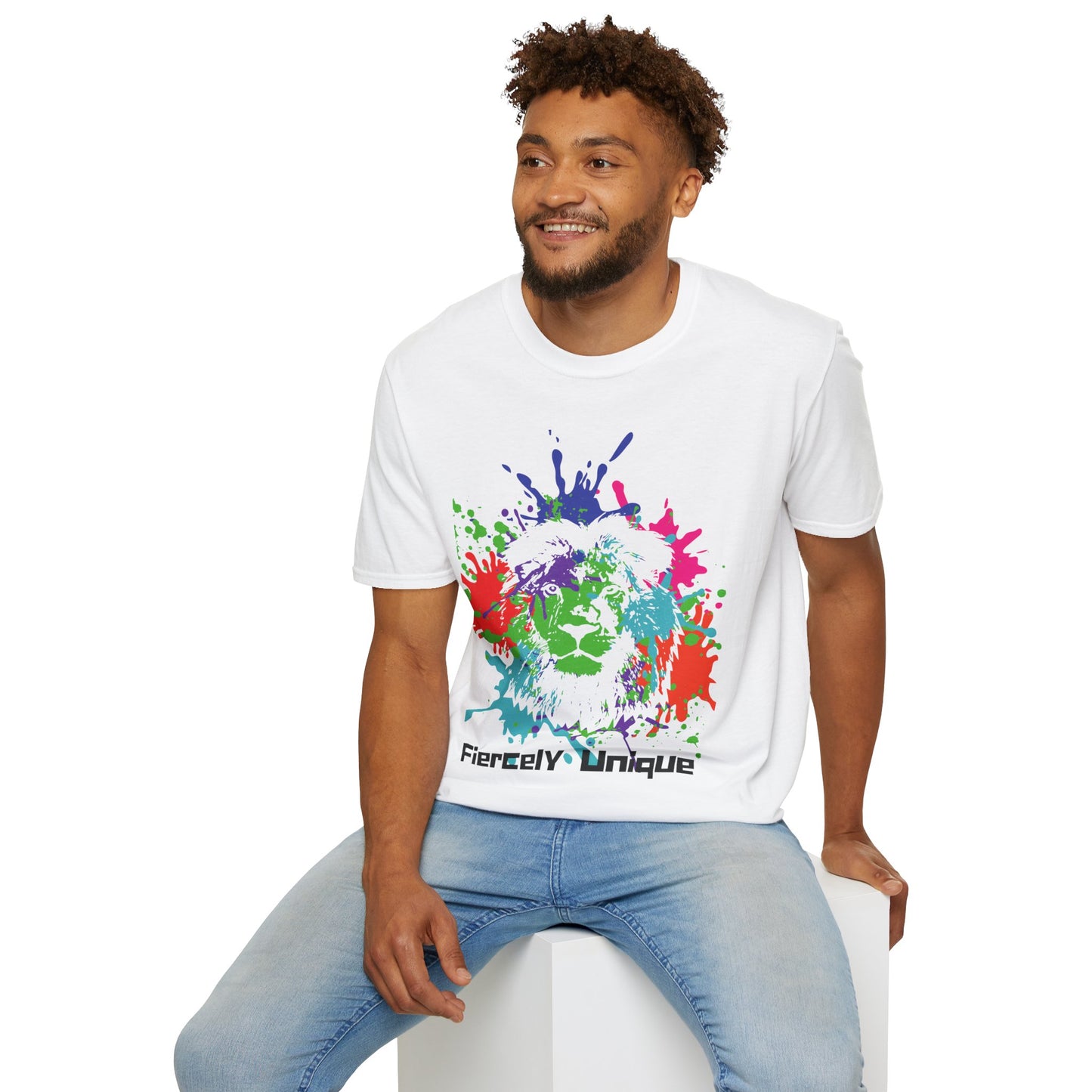 Fiercely Unique Lion T-Shirt - Christian Empowerment