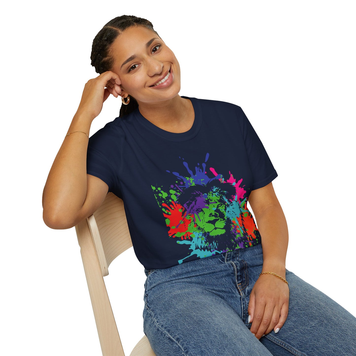 Fiercely Unique Lion T-Shirt - Christian Empowerment