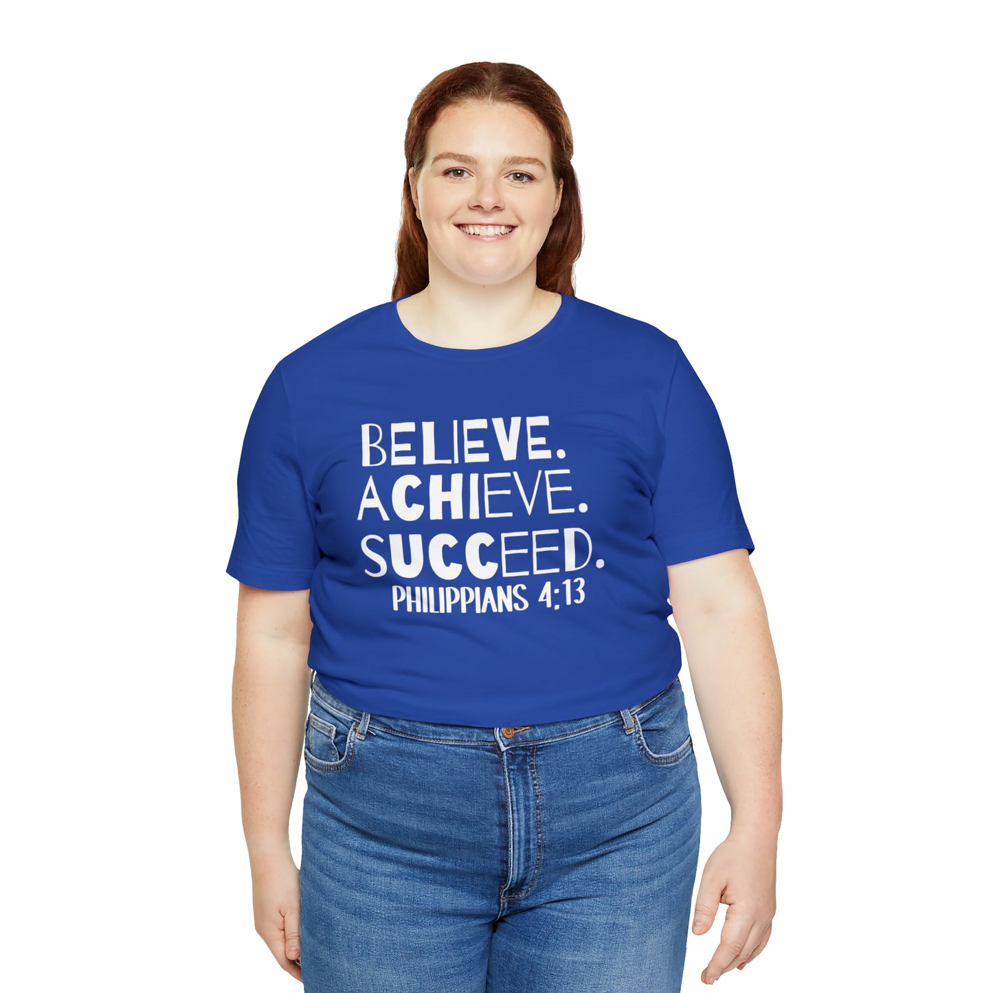 B-A-S Philippians 4:13 Short Sleeve Tee
