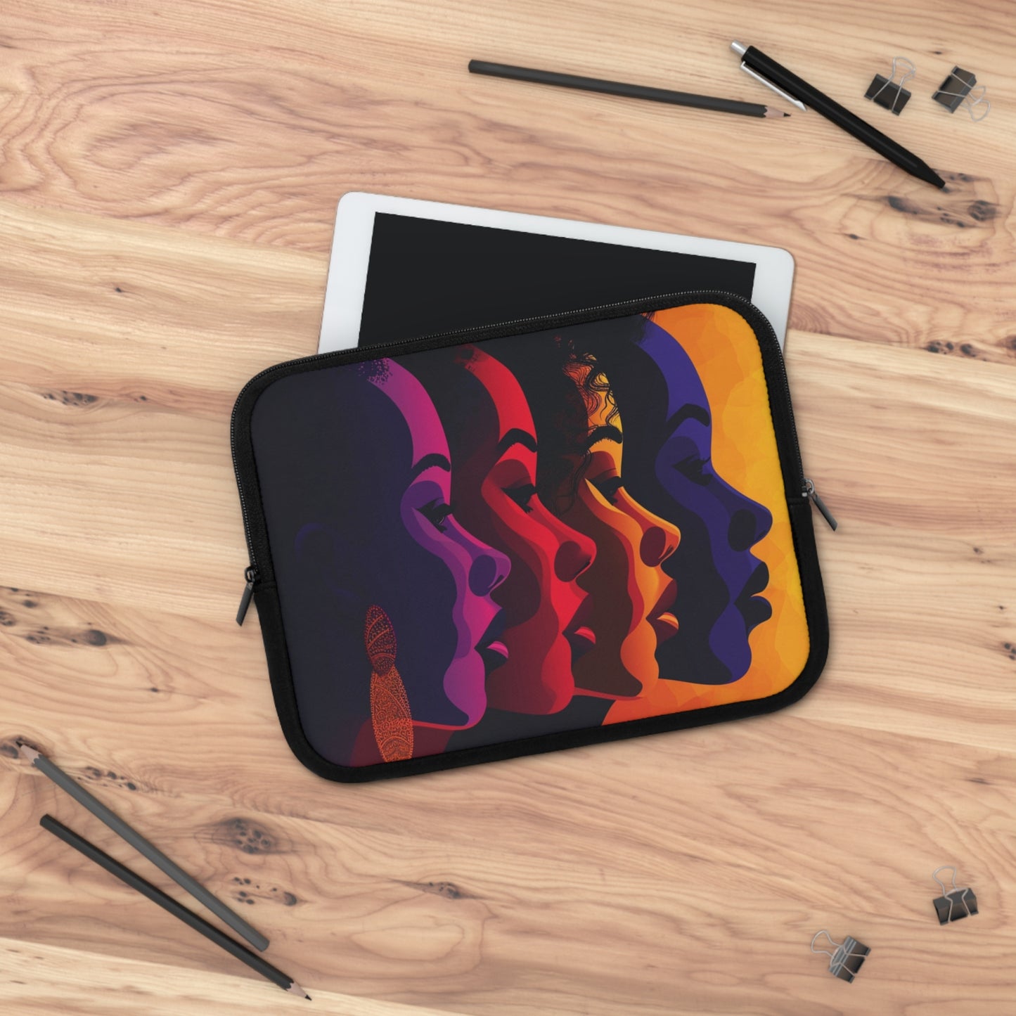 Bold Black Women Laptop Sleeve