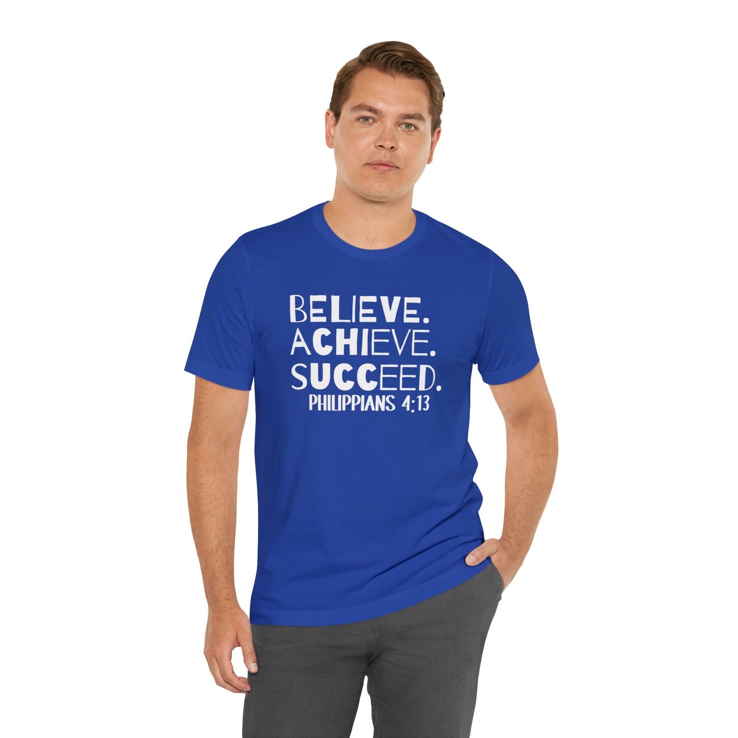 B-A-S Philippians 4:13 Short Sleeve Tee