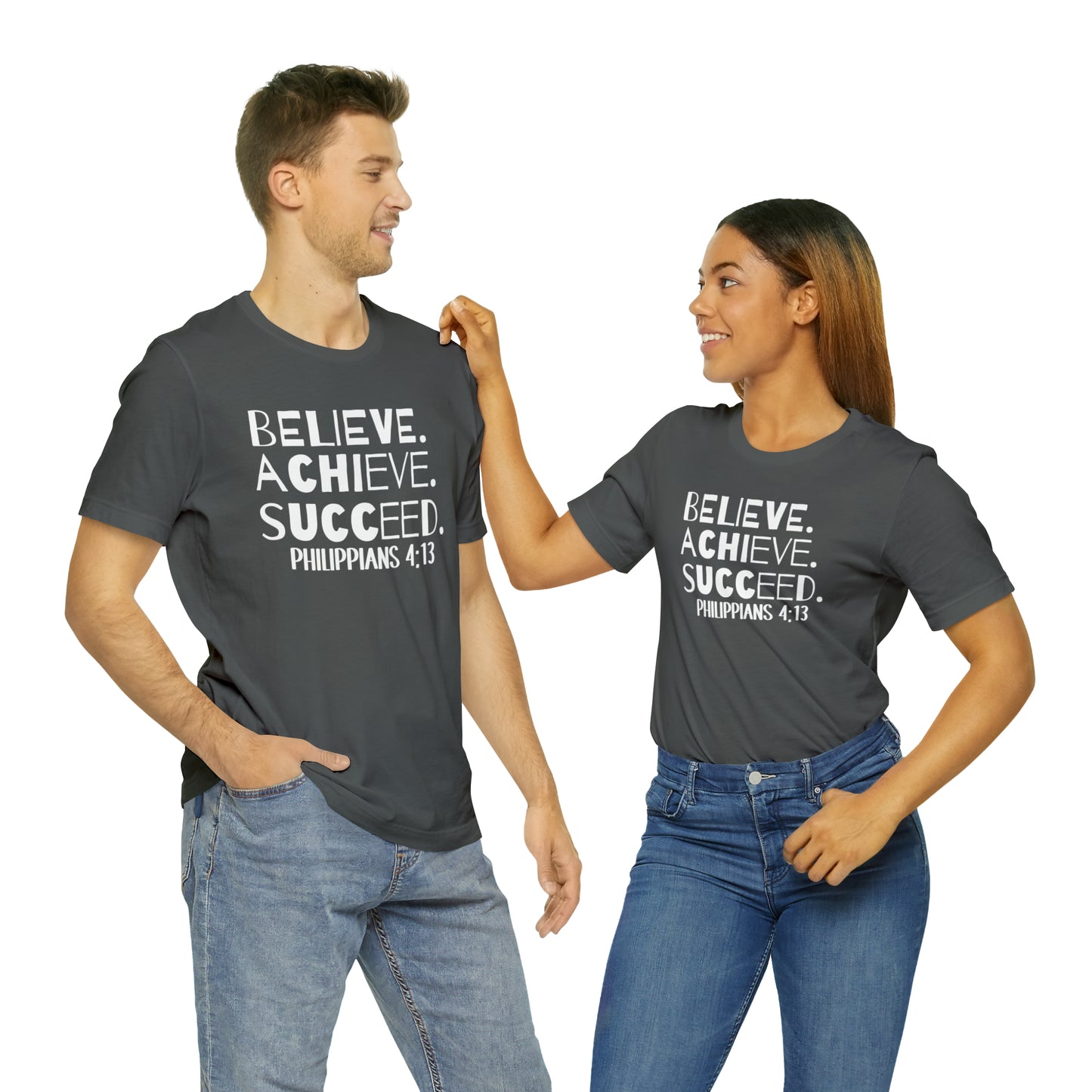 B-A-S Philippians 4:13 Short Sleeve Tee