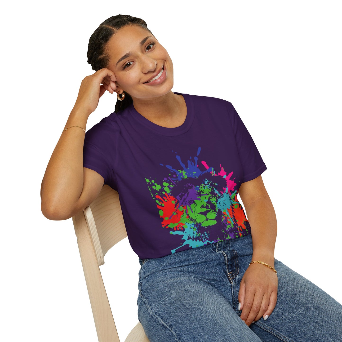 Fiercely Unique Lion T-Shirt - Christian Empowerment