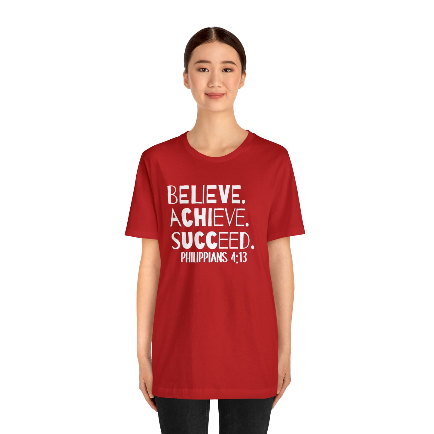 B-A-S Philippians 4:13 Short Sleeve Tee