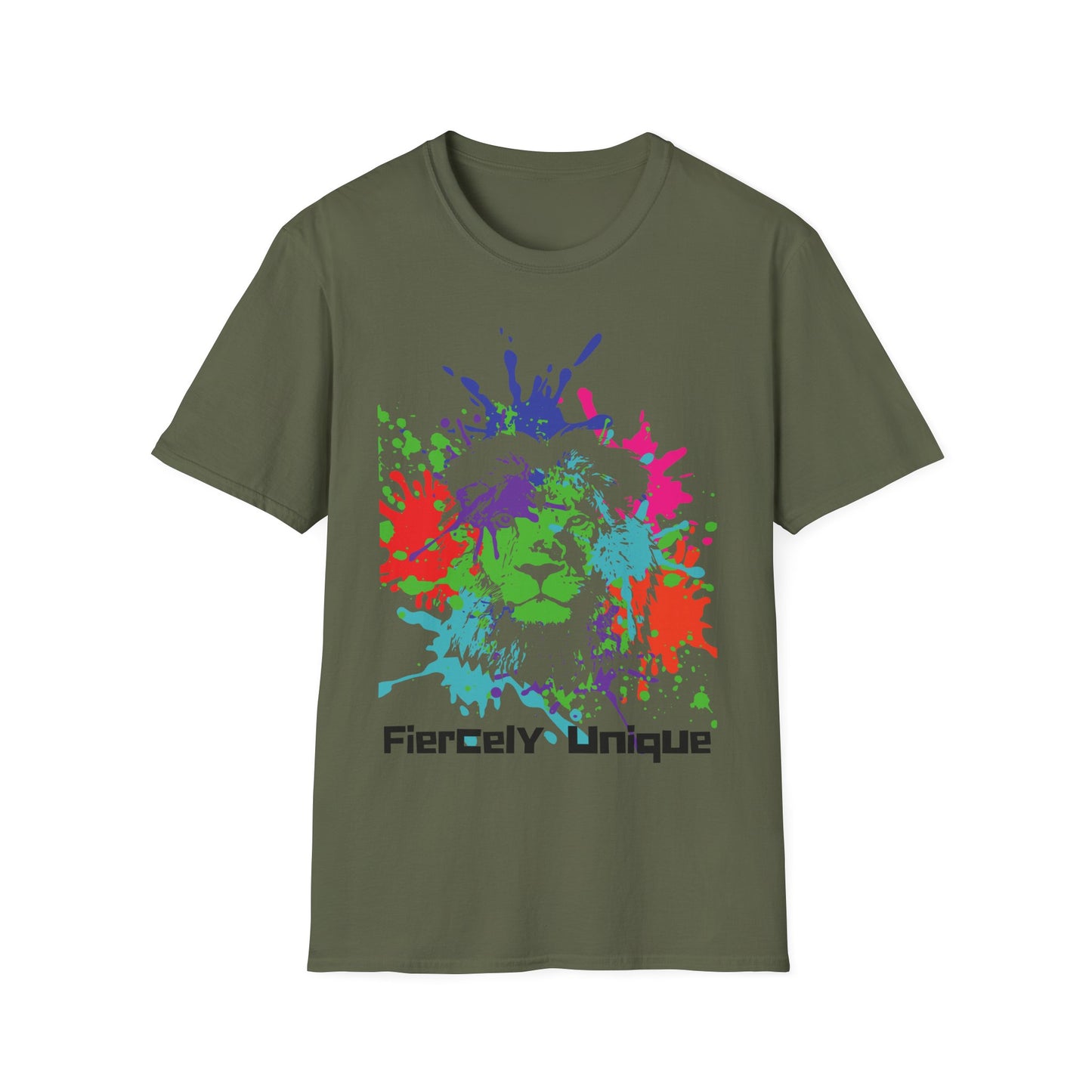 Fiercely Unique Lion T-Shirt - Christian Empowerment