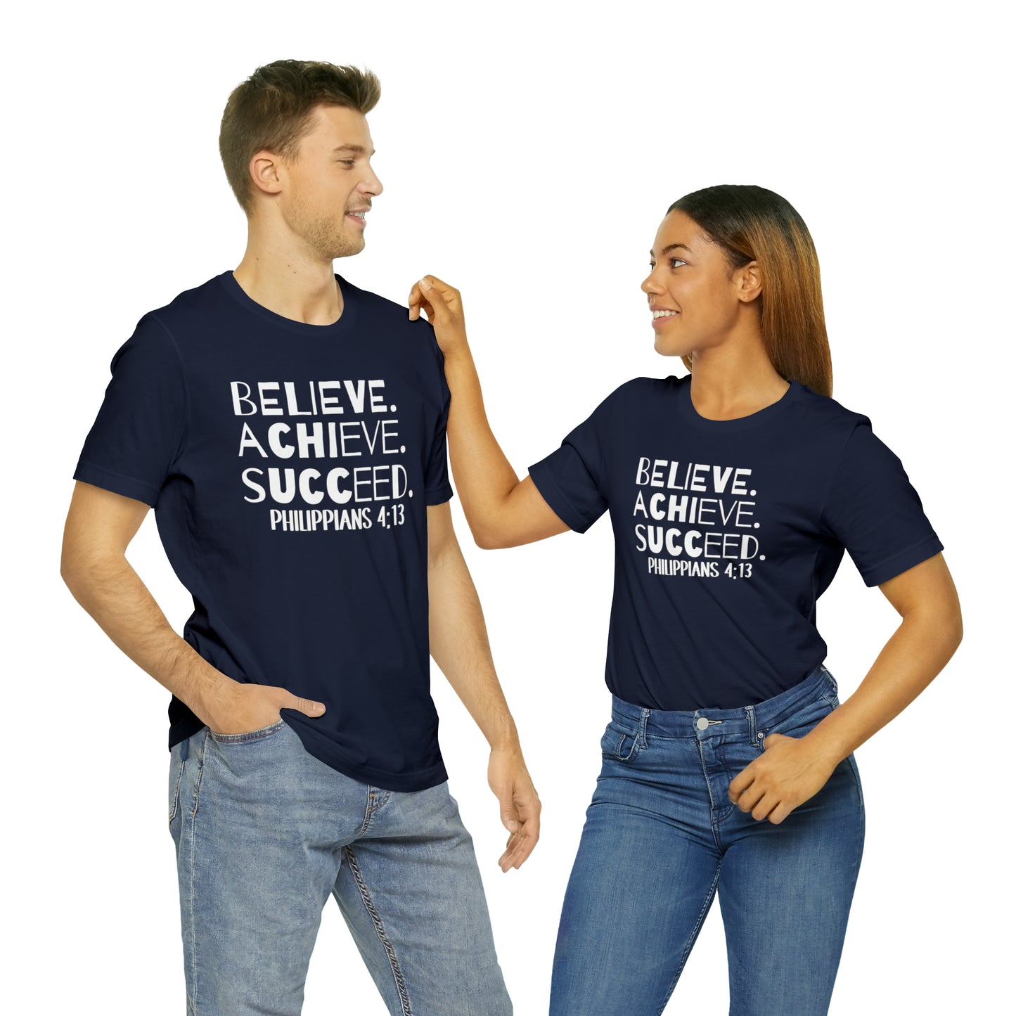 B-A-S Philippians 4:13 Short Sleeve Tee