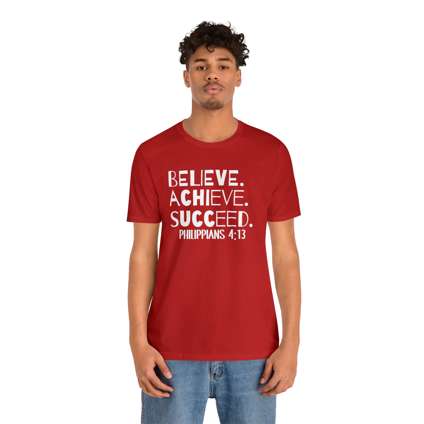 B-A-S Philippians 4:13 Short Sleeve Tee