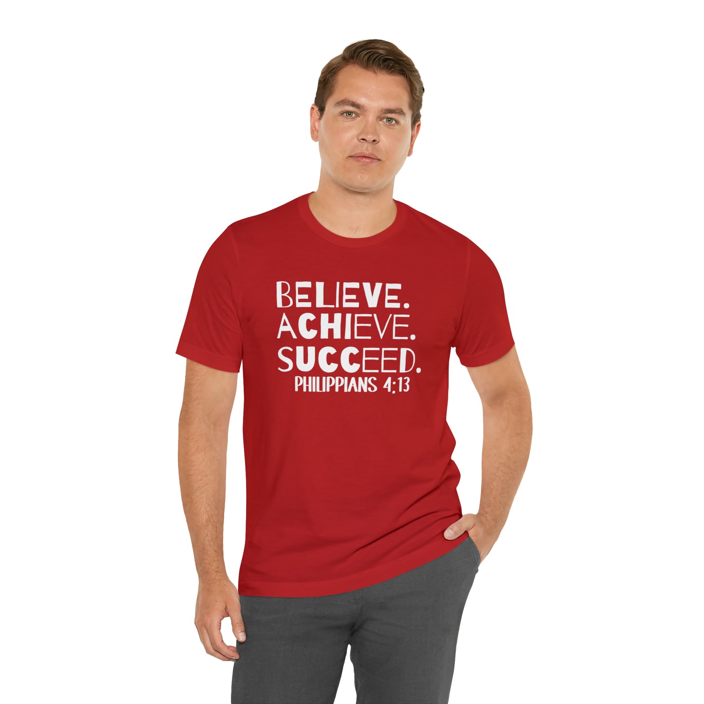 B-A-S Philippians 4:13 Short Sleeve Tee