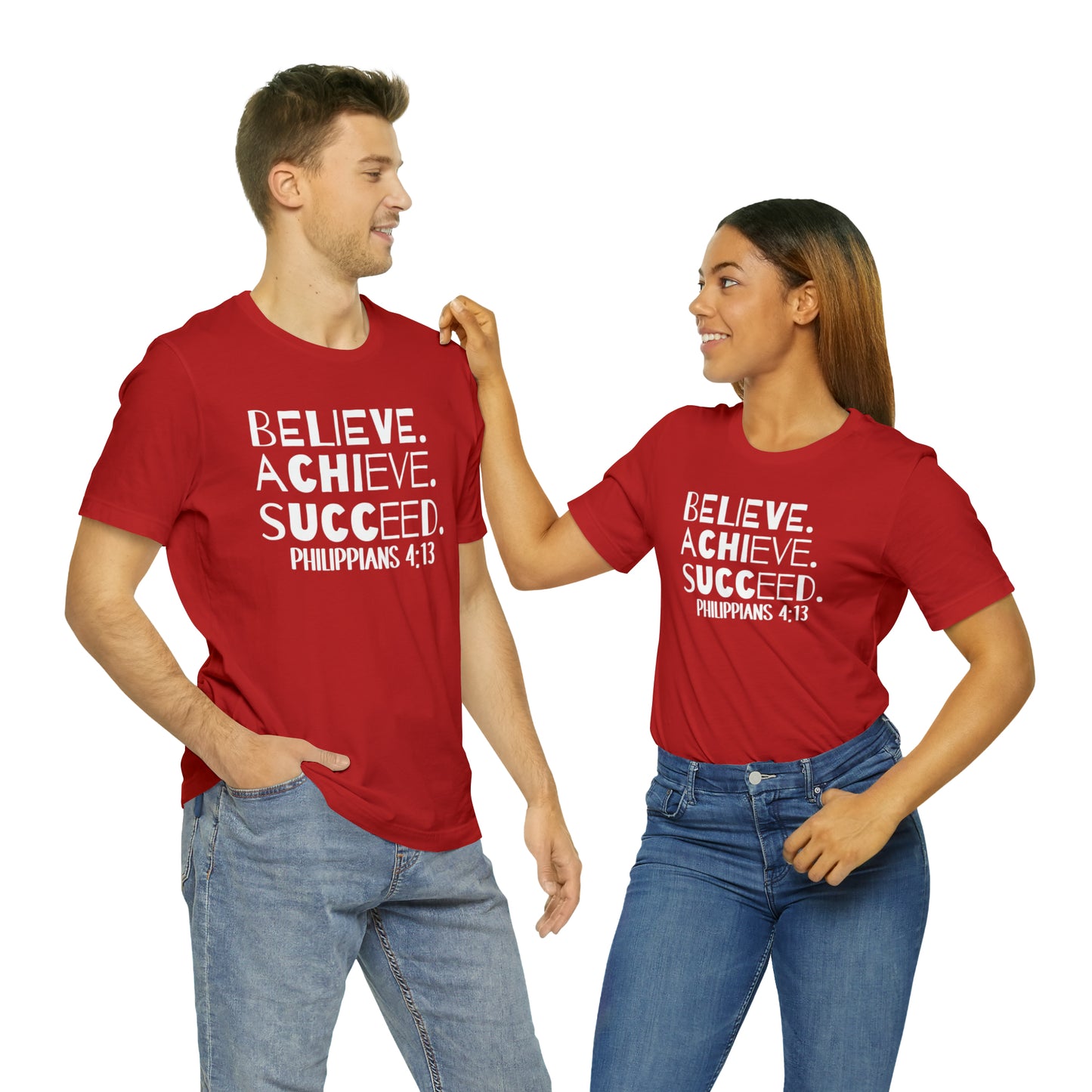 B-A-S Philippians 4:13 Short Sleeve Tee