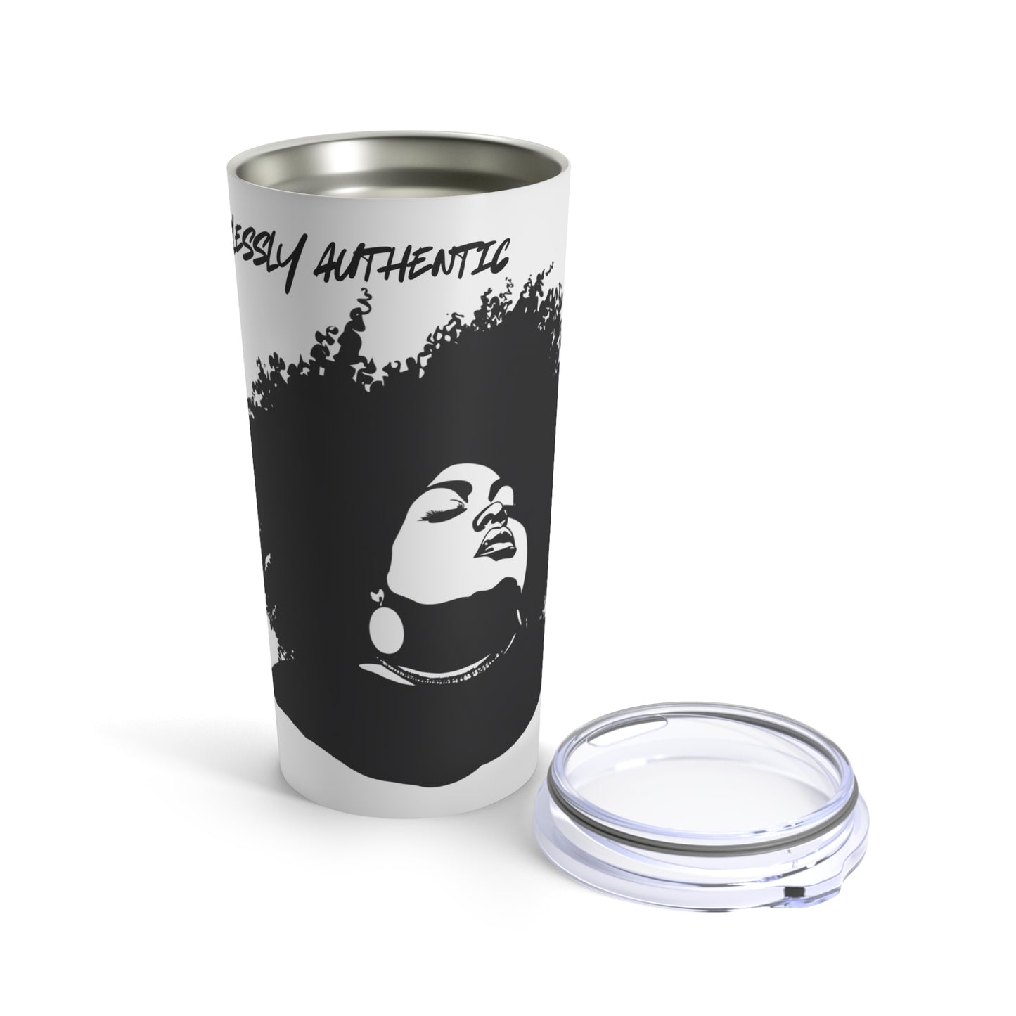 Fearlessly Authentic Tumbler for Black Women