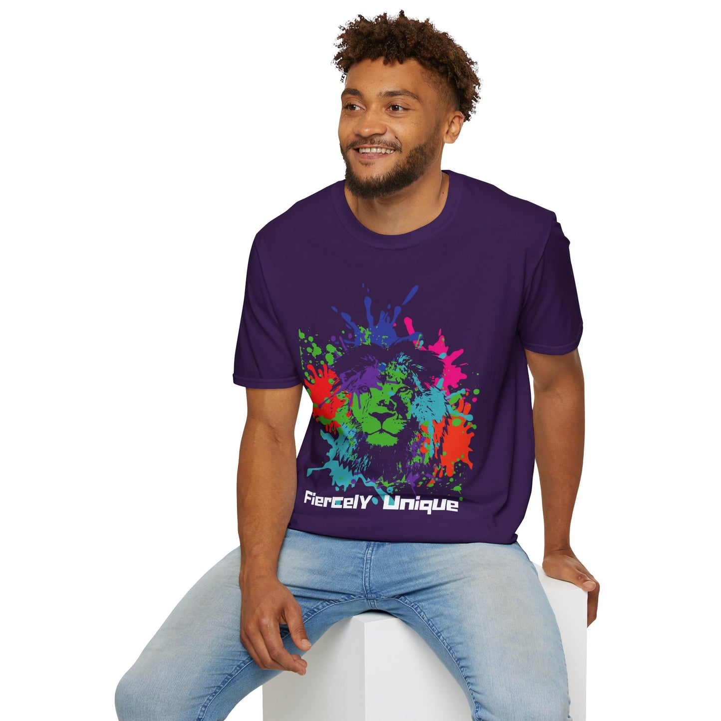 Fiercely Unique Lion T-Shirt - Christian Empowerment