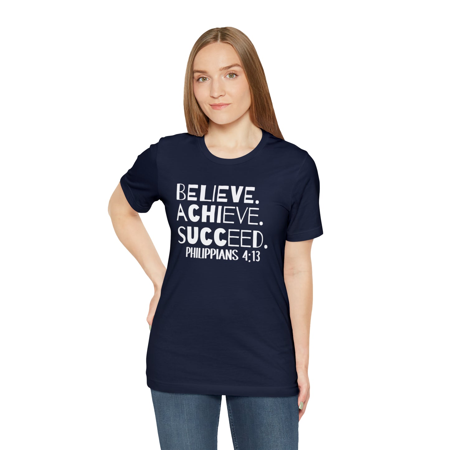 B-A-S Philippians 4:13 Short Sleeve Tee