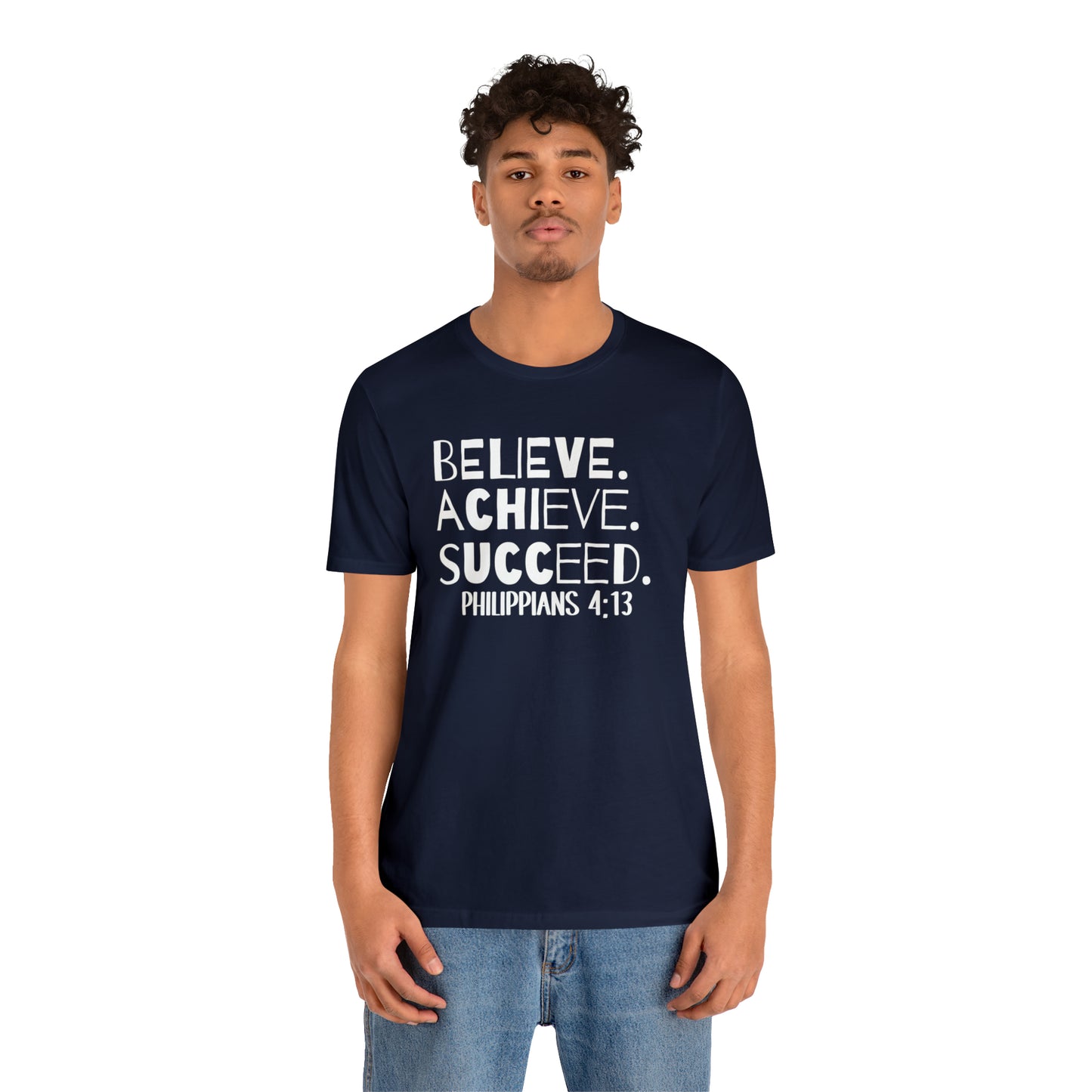 B-A-S Philippians 4:13 Short Sleeve Tee