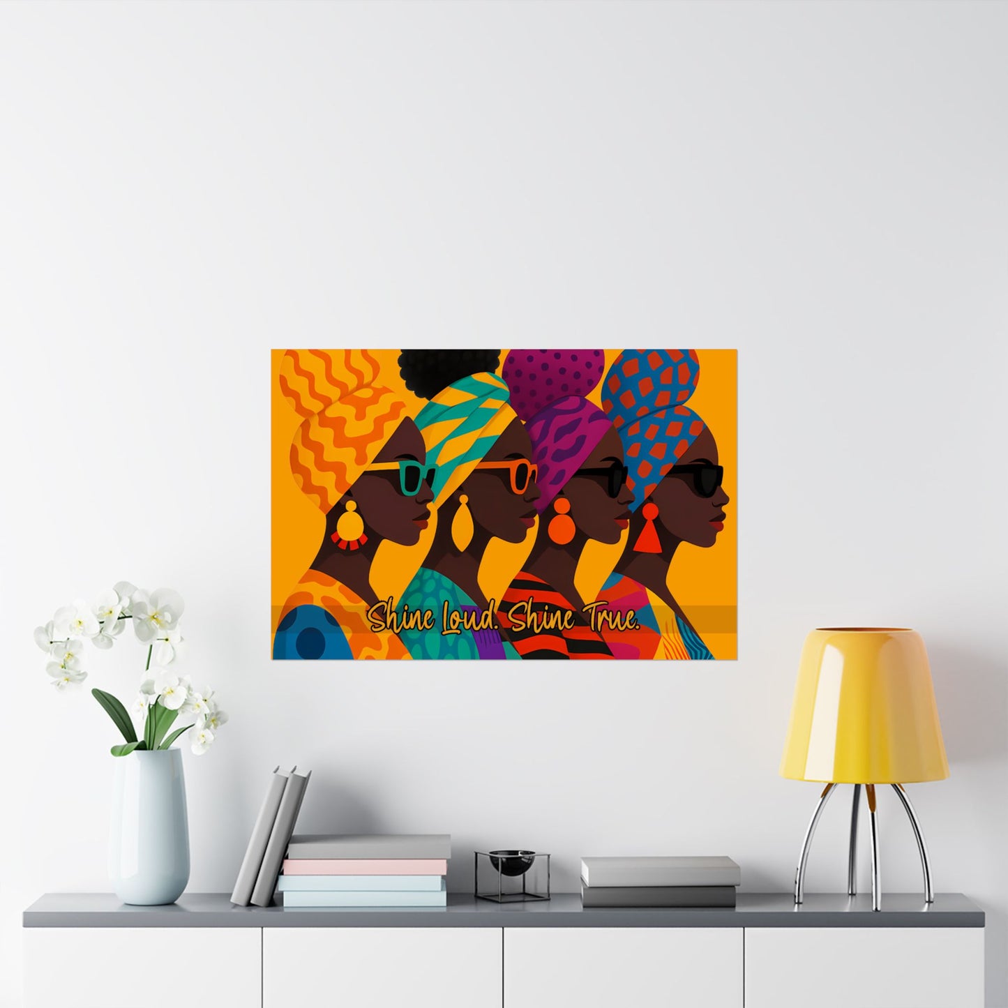 Shine Loud. Shine True. Afrocentric Wall Art – Bold Prints for Inspired Spaces