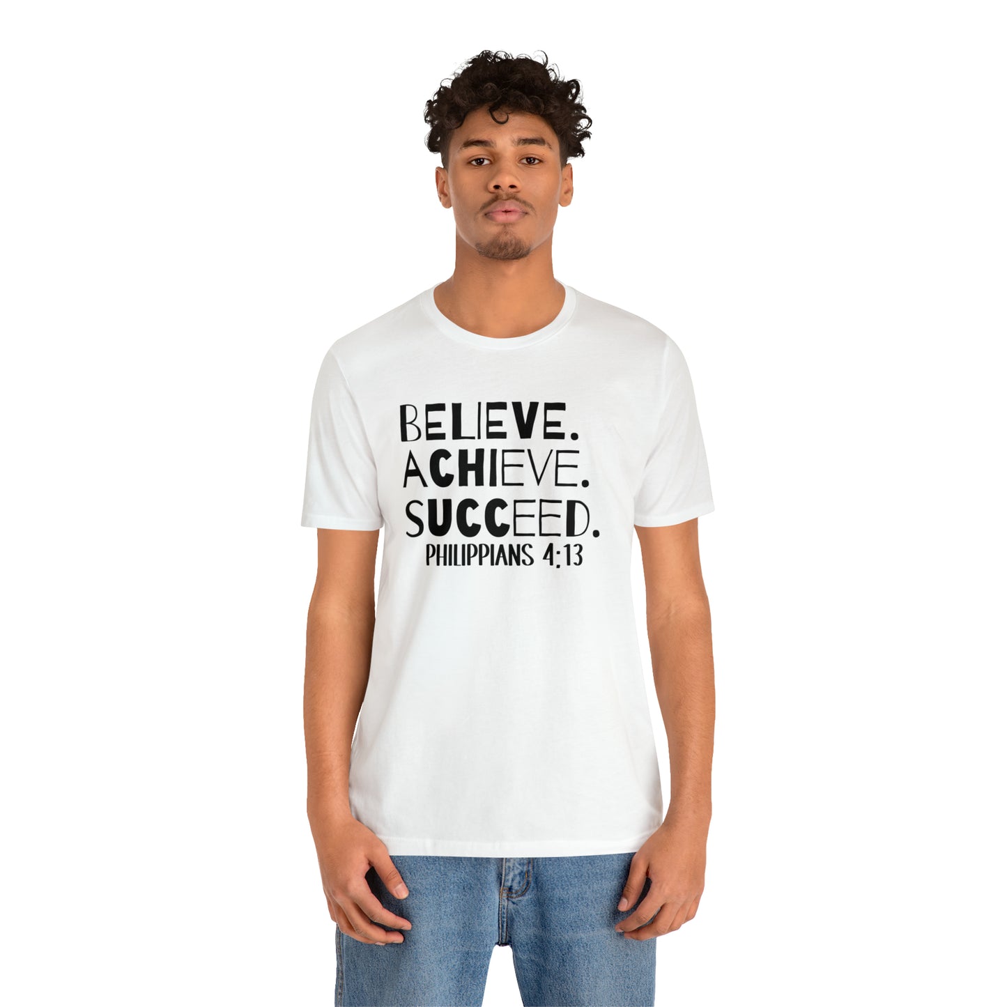B-A-S Philippians 4:13 Short Sleeve Tee