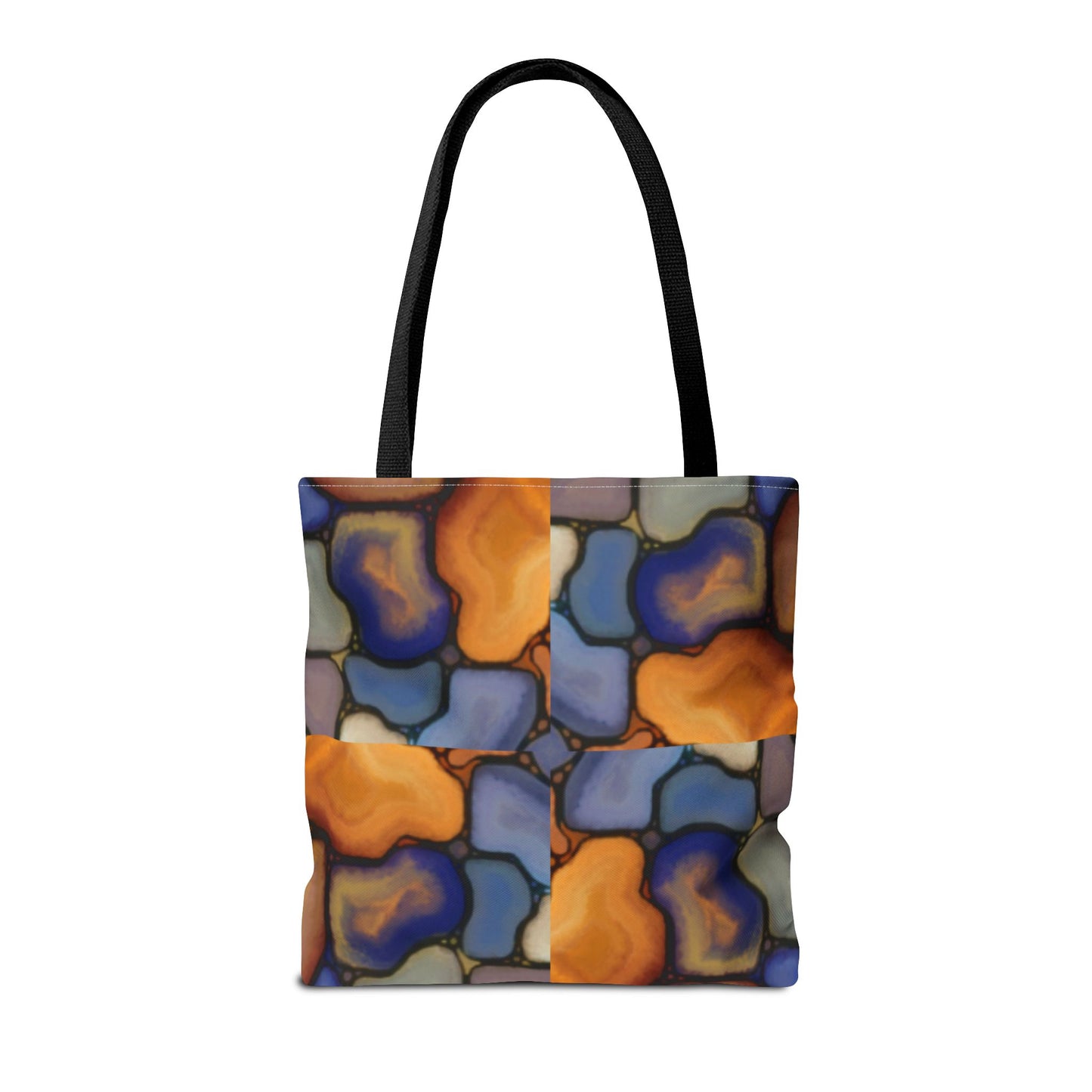 Sunset Stone Mosaic Tote Bag