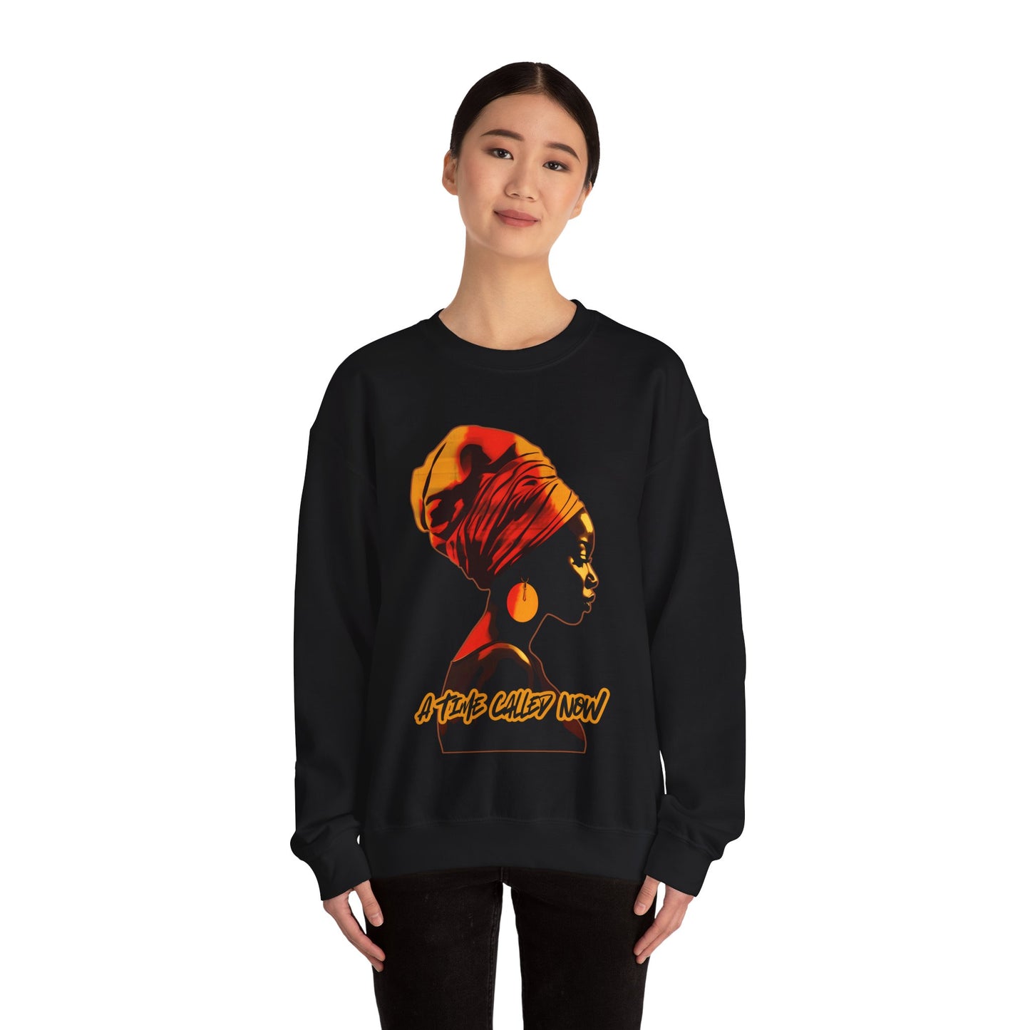 A Time Called Now Crewneck Sweatshirt | Women's Inspirational Fall Winter Fashion