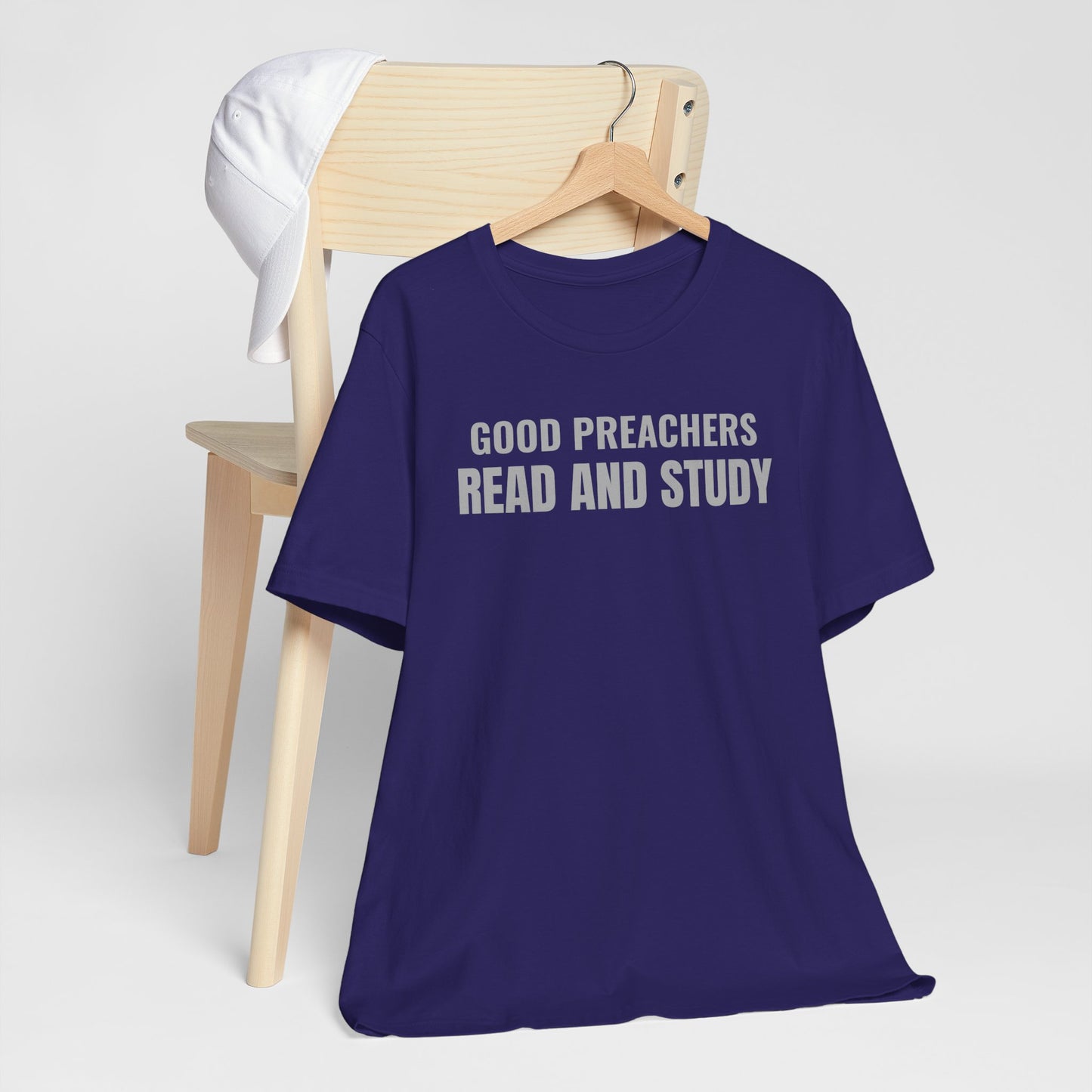 Good Preachers Read and Study Unisex Tee, Inspirational Shirt, Christian Apparel, Gift for Pastors, Ministry Daily Wear