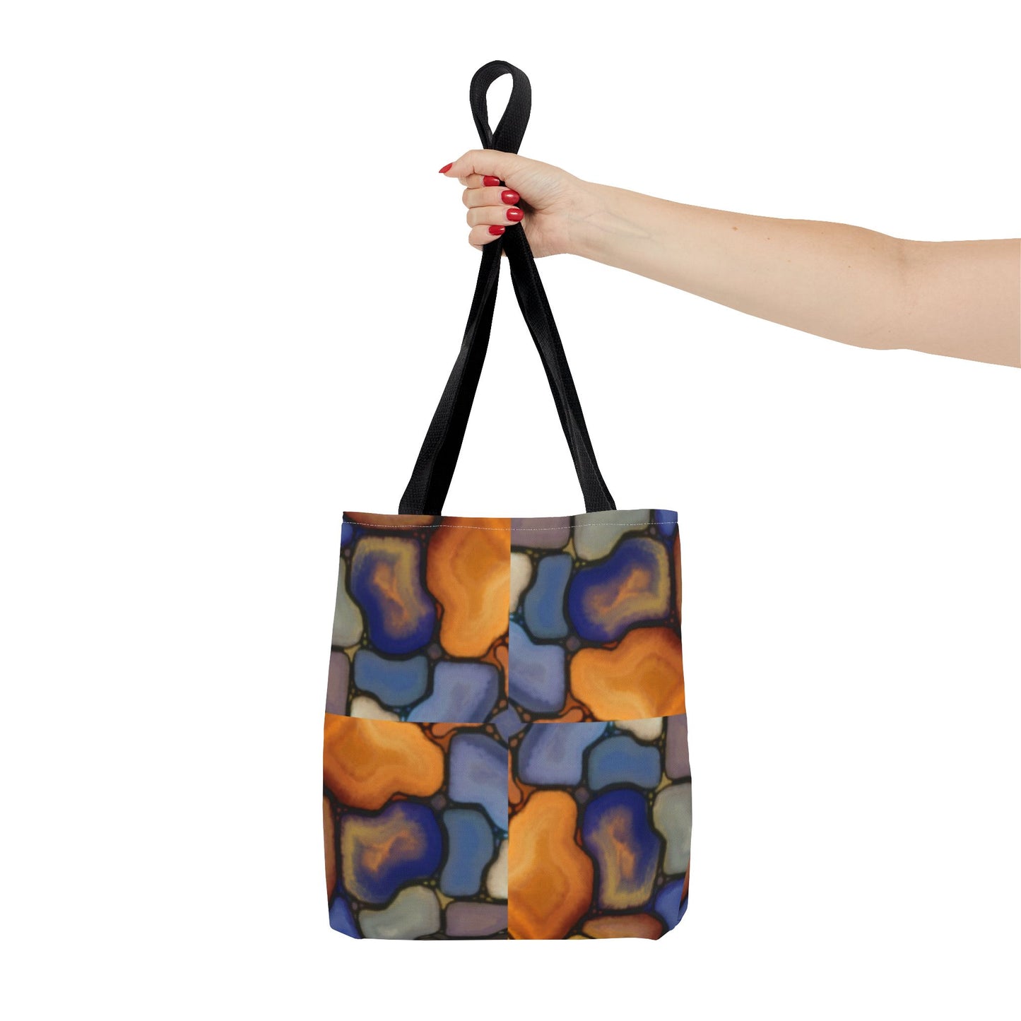 Sunset Stone Mosaic Tote Bag