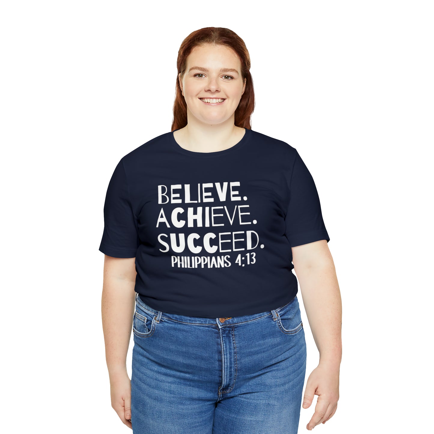 B-A-S Philippians 4:13 Short Sleeve Tee
