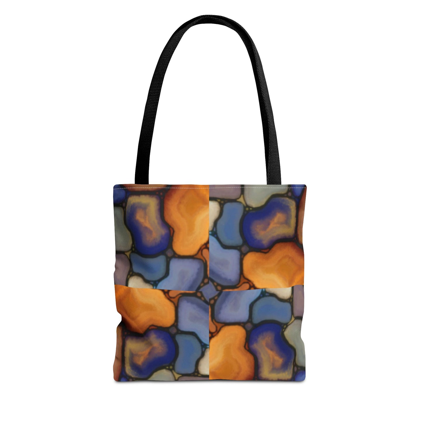 Sunset Stone Mosaic Tote Bag