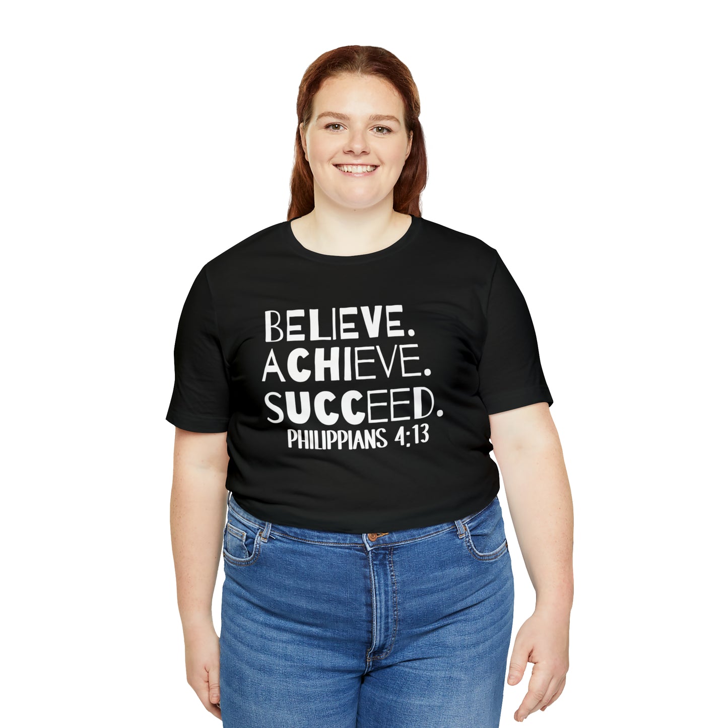 B-A-S Philippians 4:13 Short Sleeve Tee