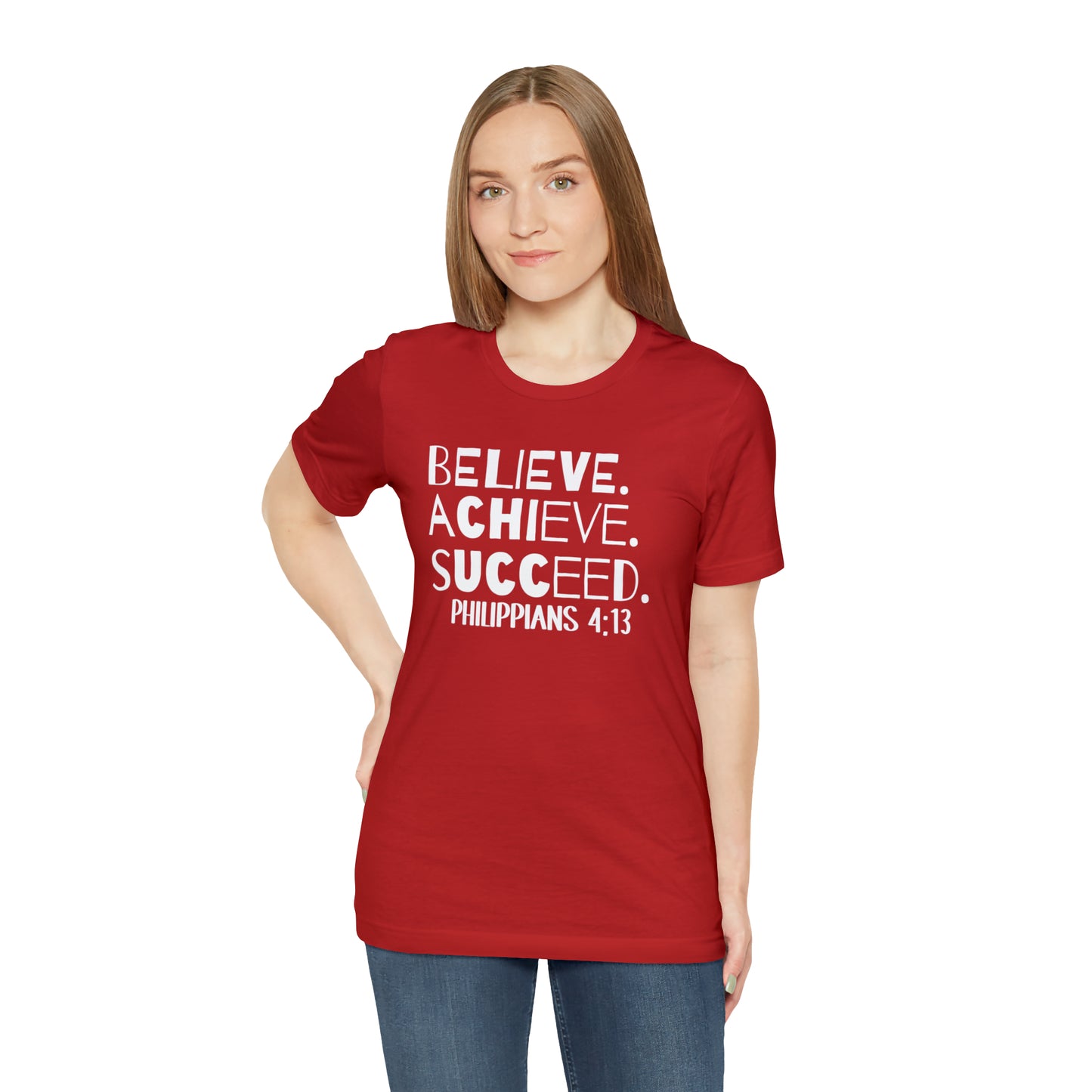 B-A-S Philippians 4:13 Short Sleeve Tee