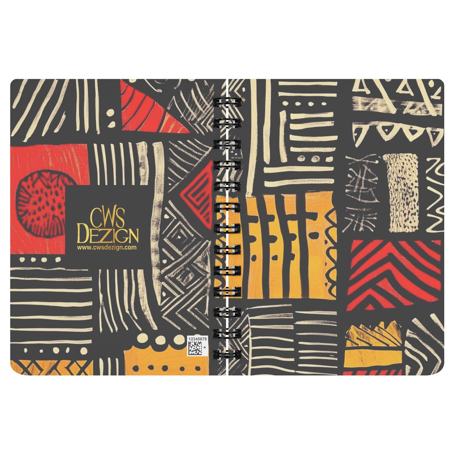 African Tribal Print Notebook