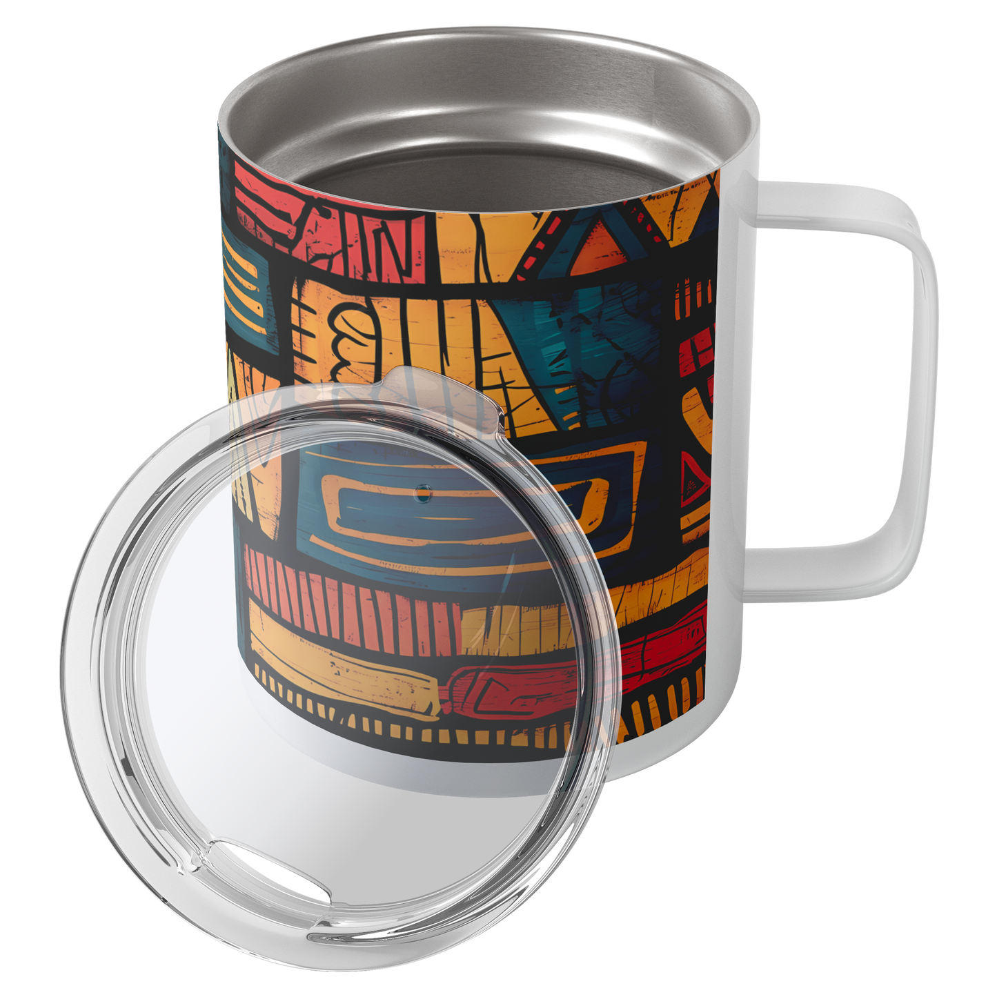 Afrocentric_Tribal_Print_Insulated_Mug__RH_Angle_Lid_Off_Mockup.png