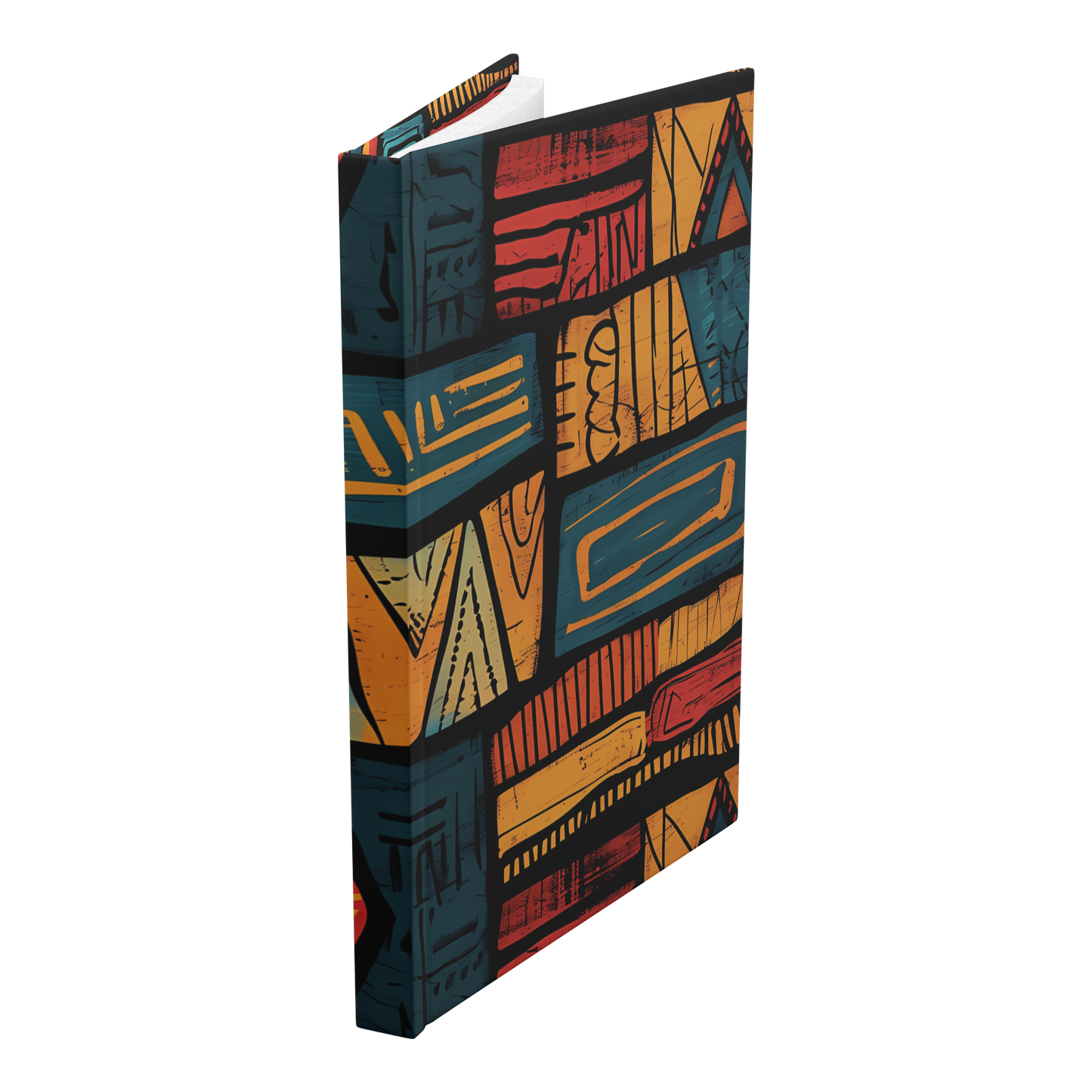 Afrocentric_Tribal_Print_Journal__Afr_Standing_Angle_Mockup.png