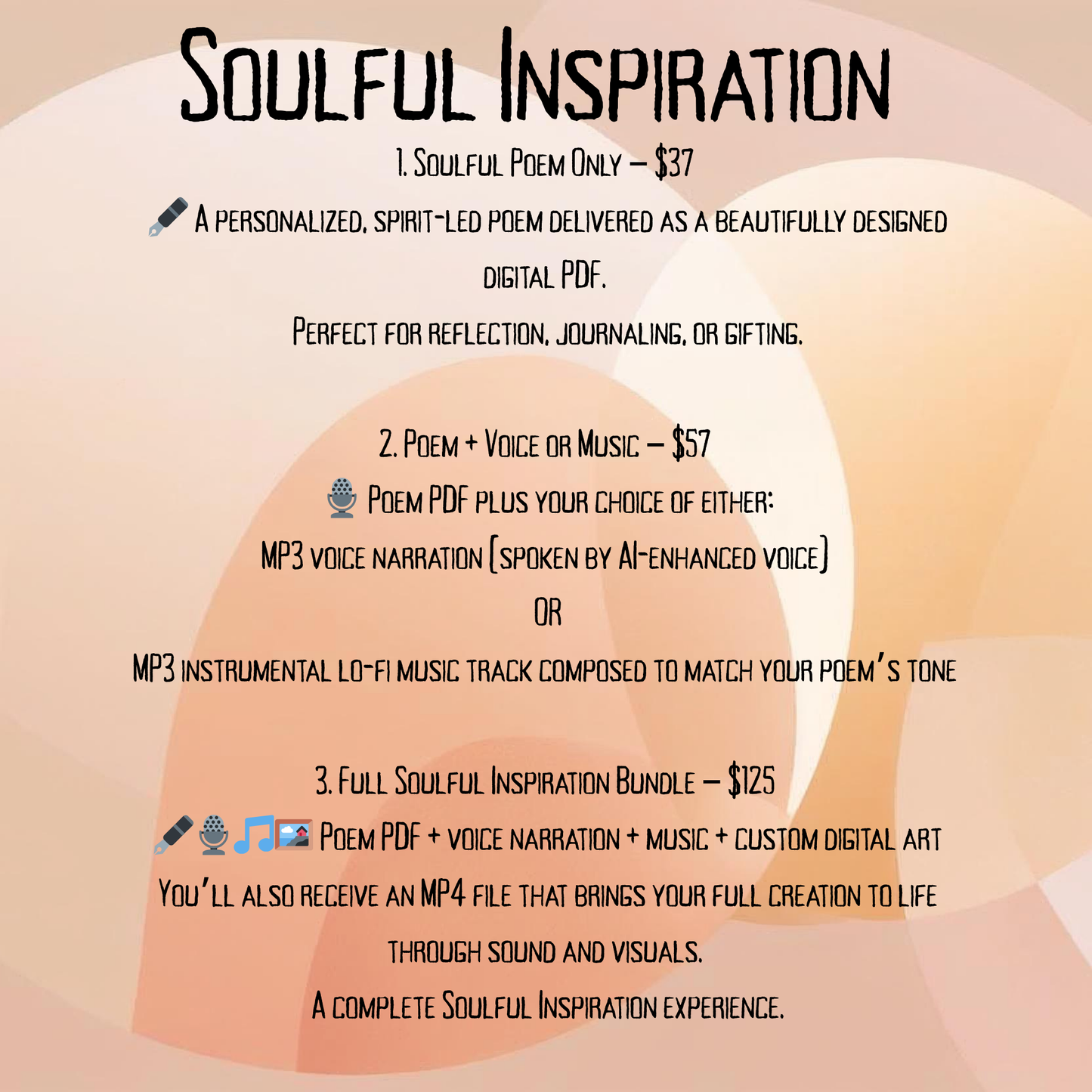 Soulful Inspiration – Custom Poetry, Music & Art by CWSDezign